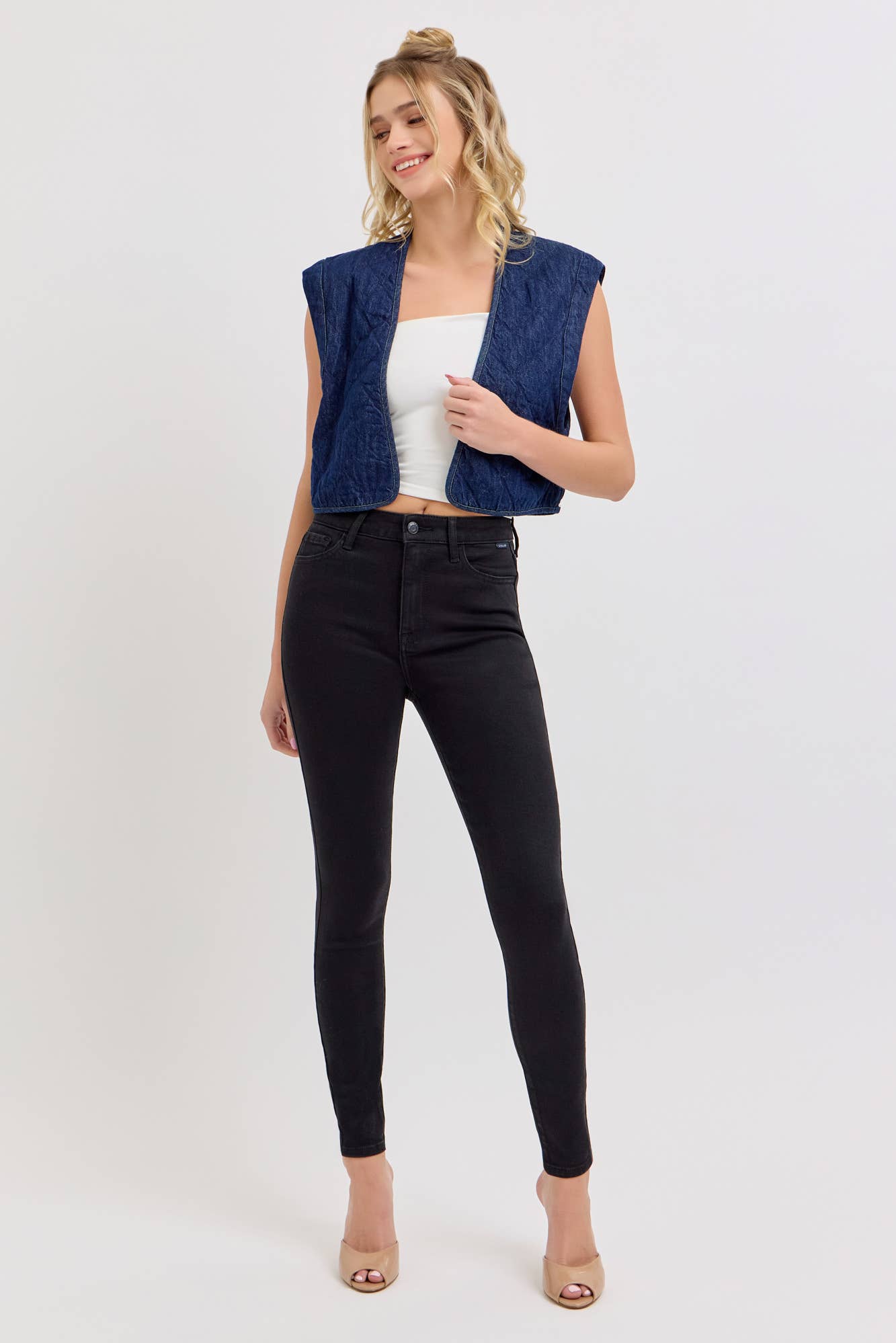 Blackest Black Stretch Skinny Jeans