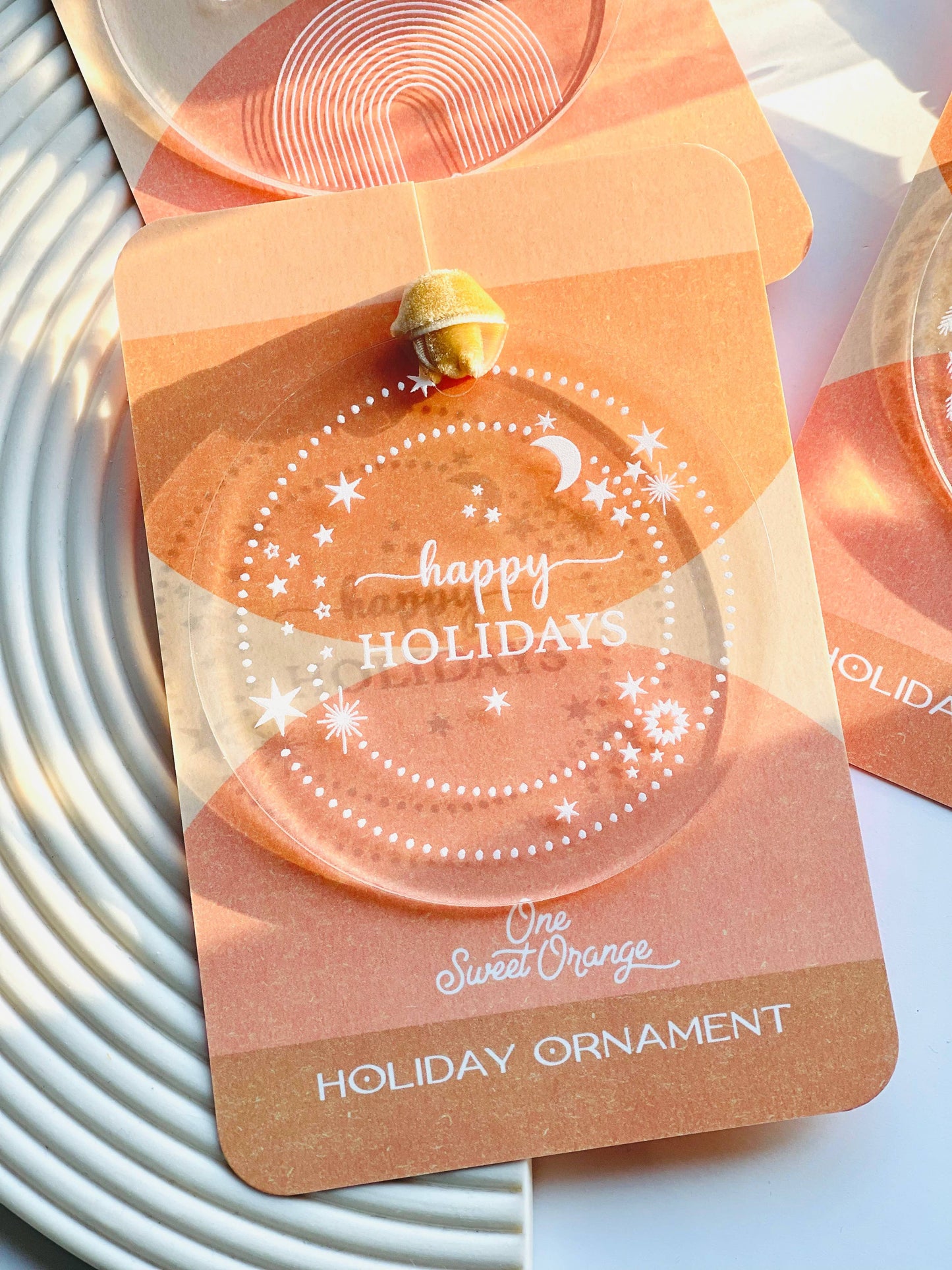Happy Holidays 3 Ornament