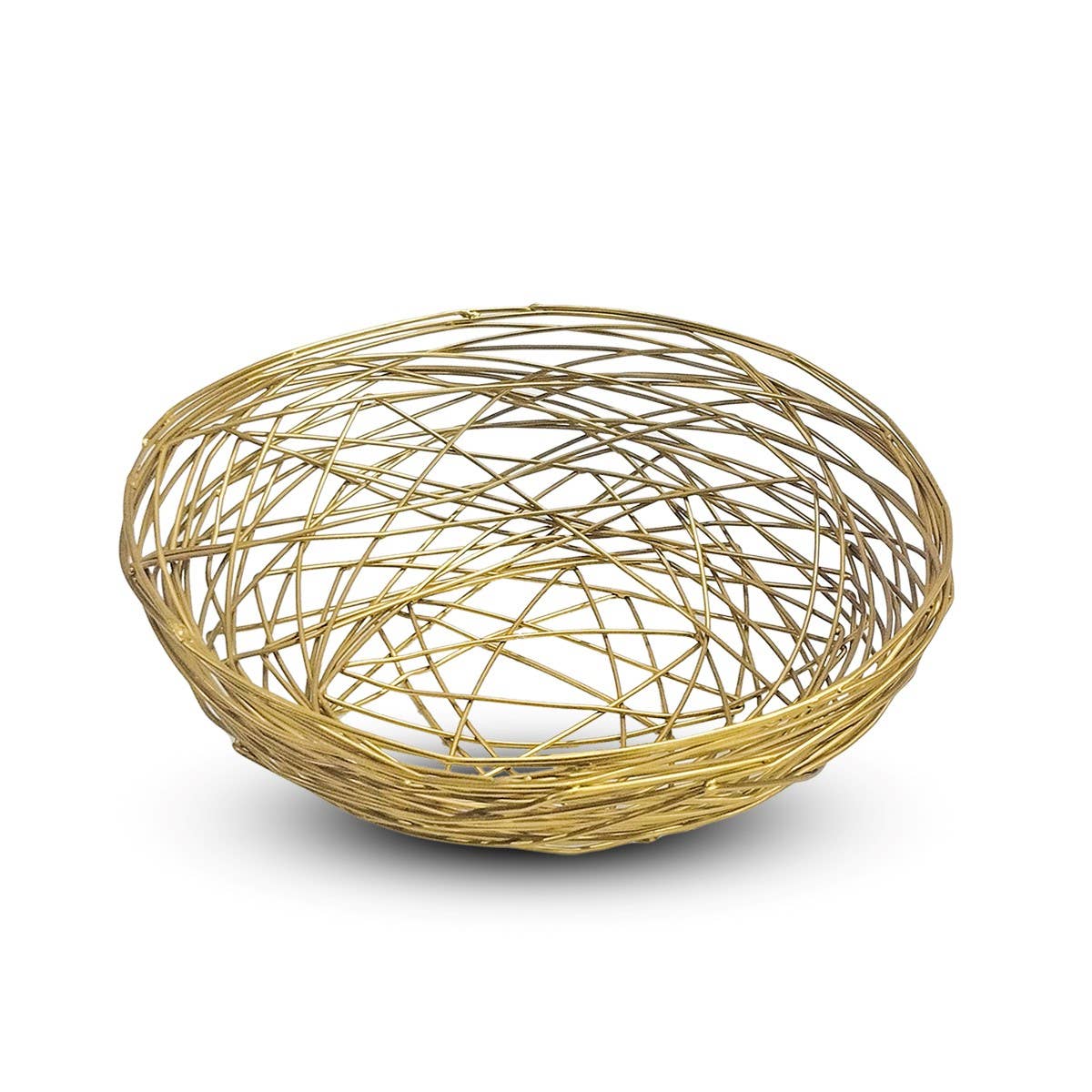 Iron Gold Woven Basket
