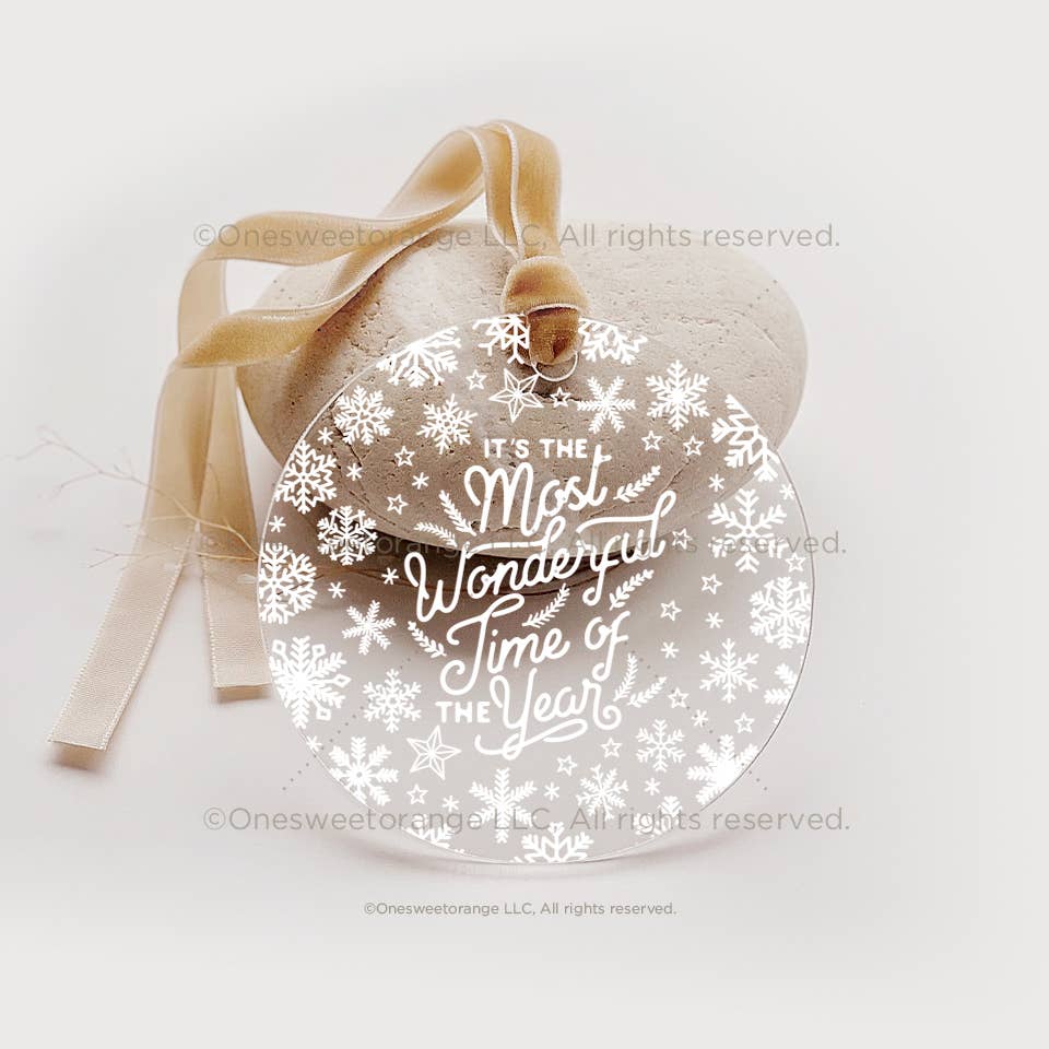 Most Wonderful Time of the Year Ornament