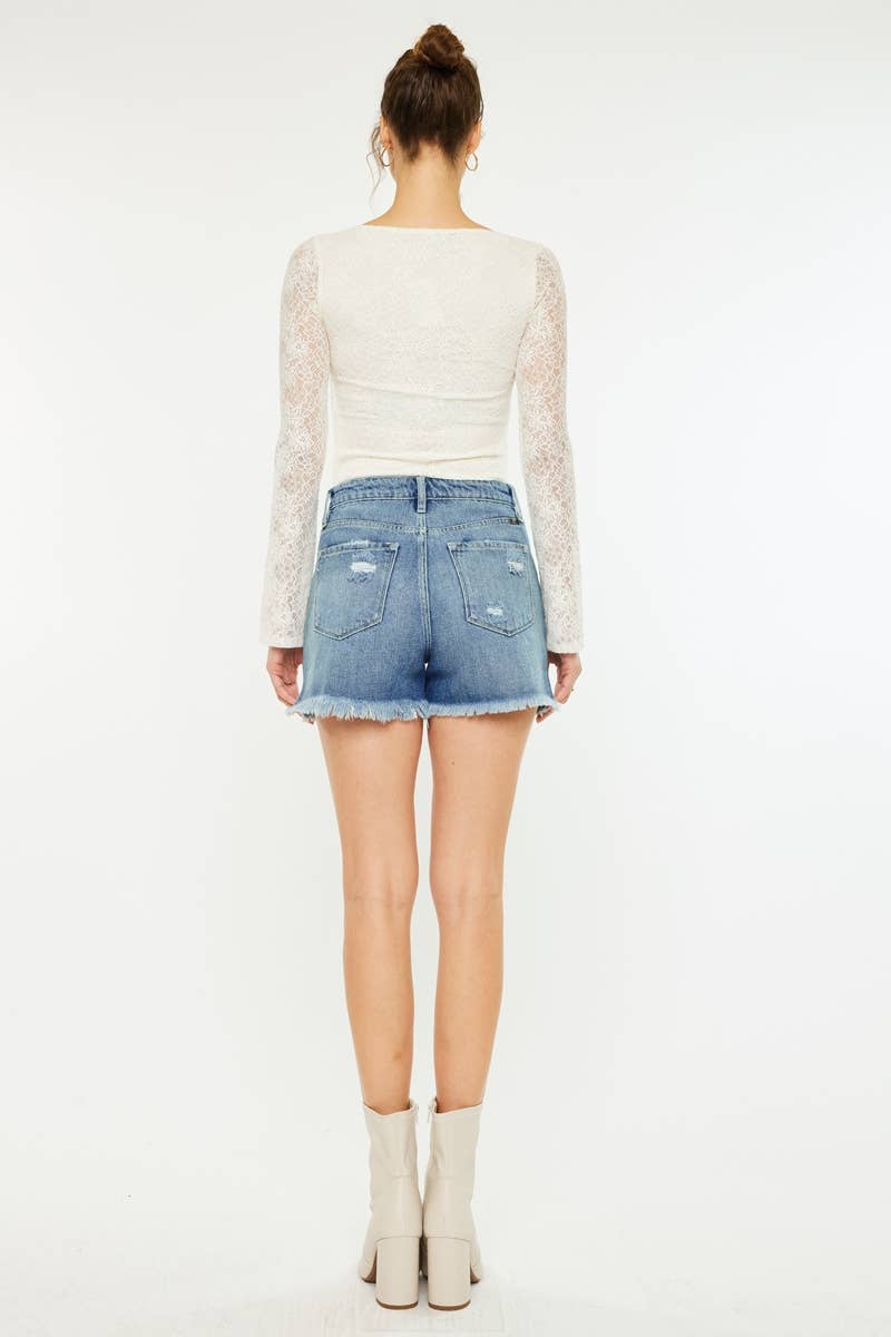Sunrise Sunburn Denim Shorts