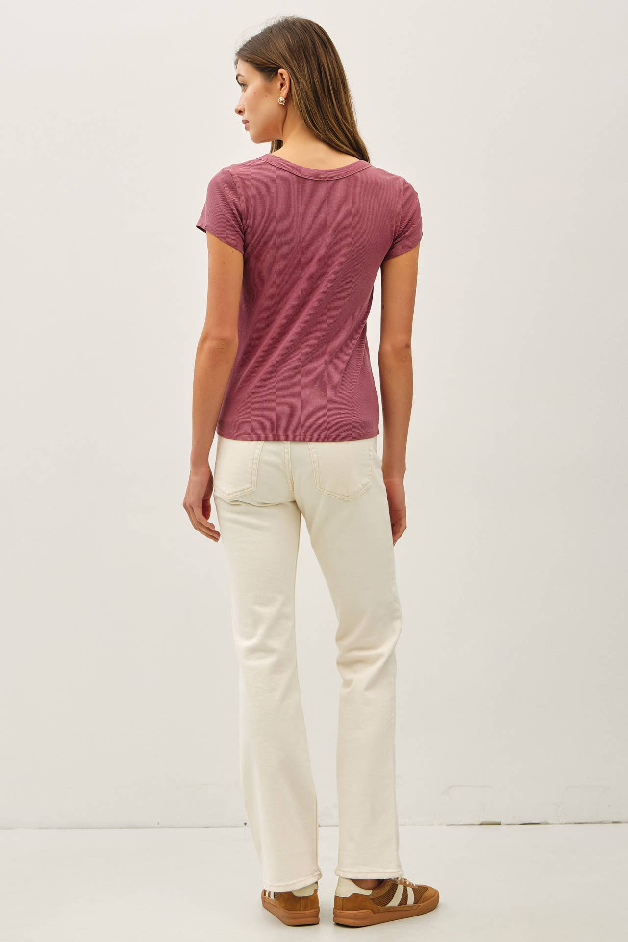 Falling Leaves Scoop Neck Tee