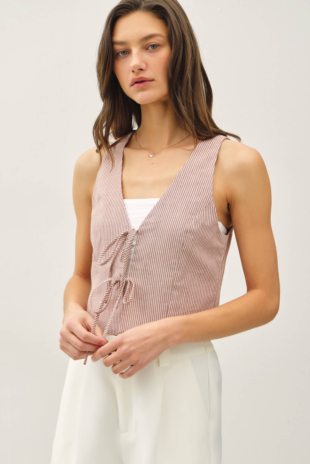 Pinny Striped Vest