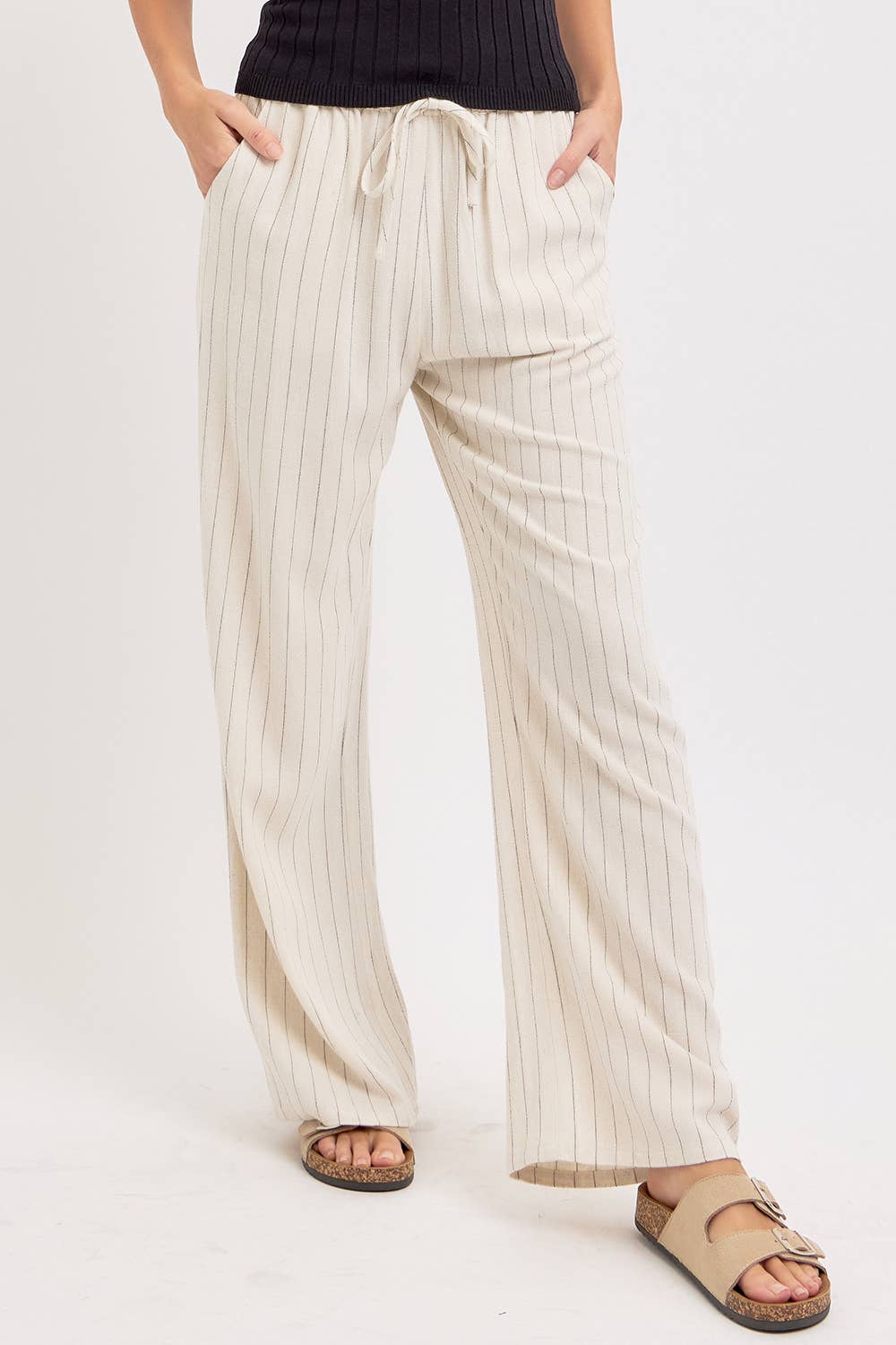 Walk the Line Linen Pant