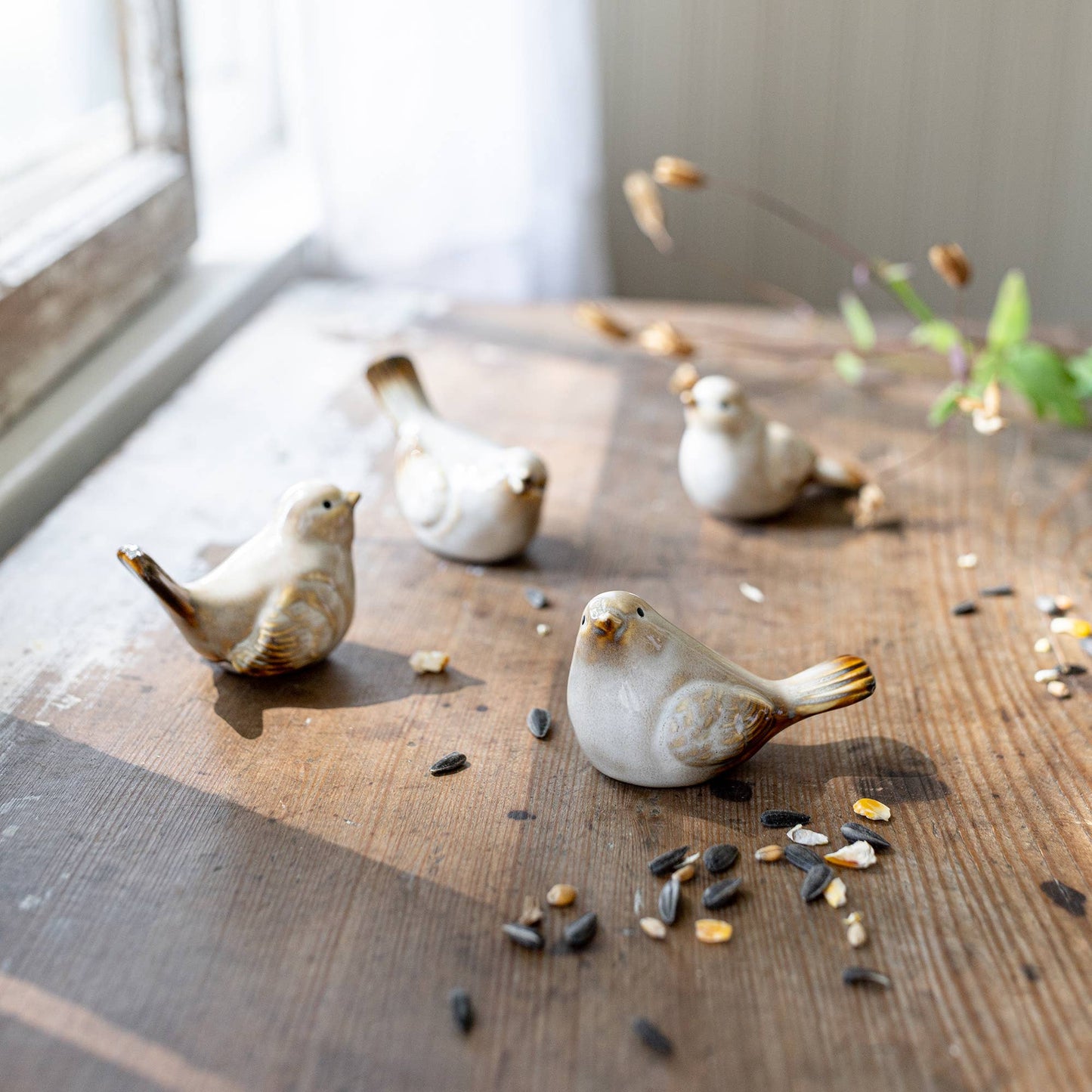 Ceramic Garden Birds
