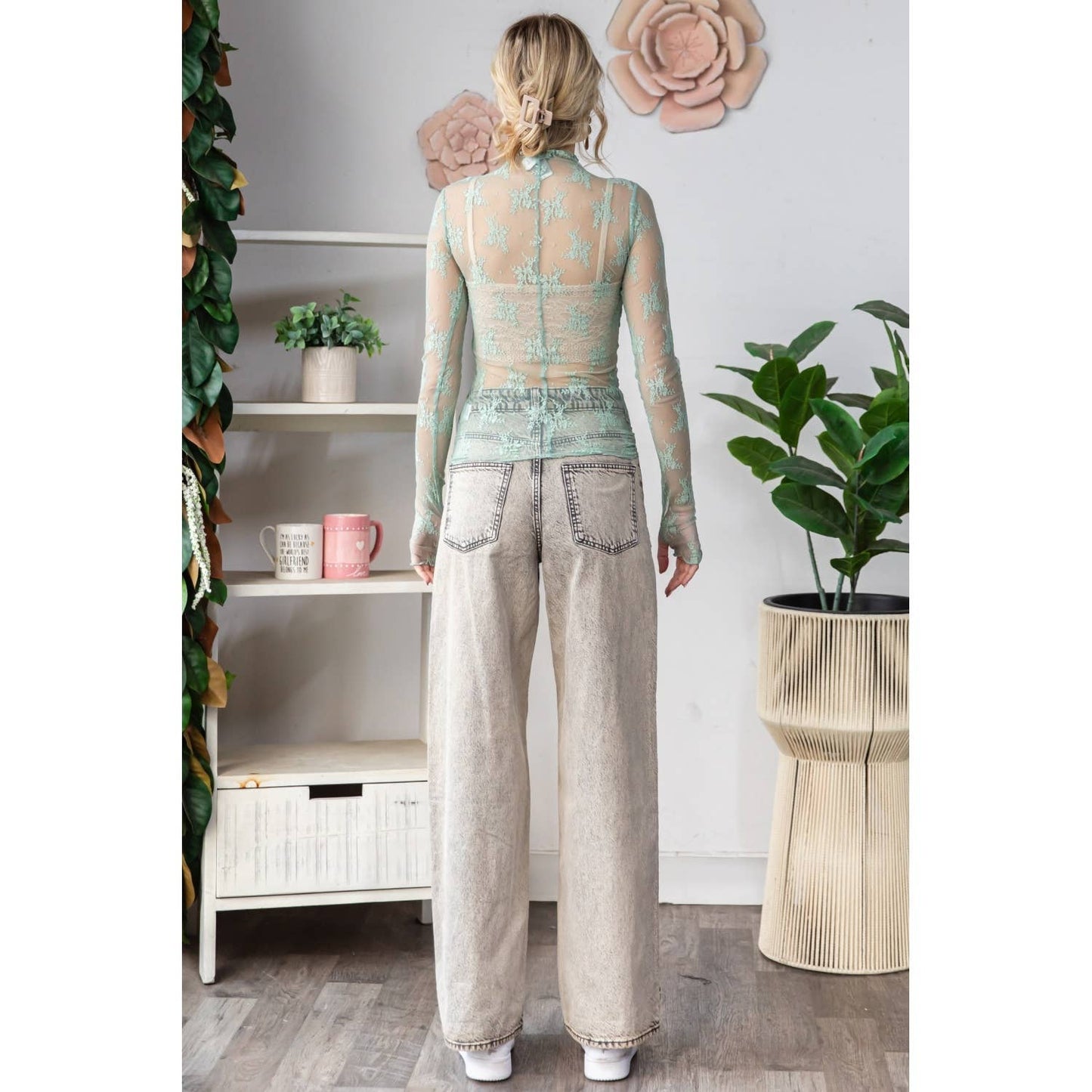 Lovely in Lace Long Sleeve Top