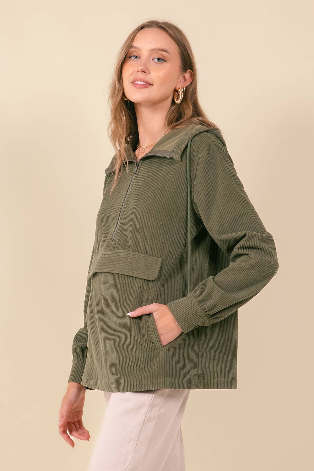Falling for you Corded Pullover