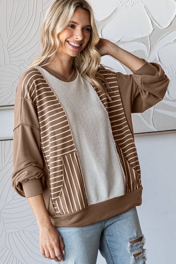 Colorblock Pullover