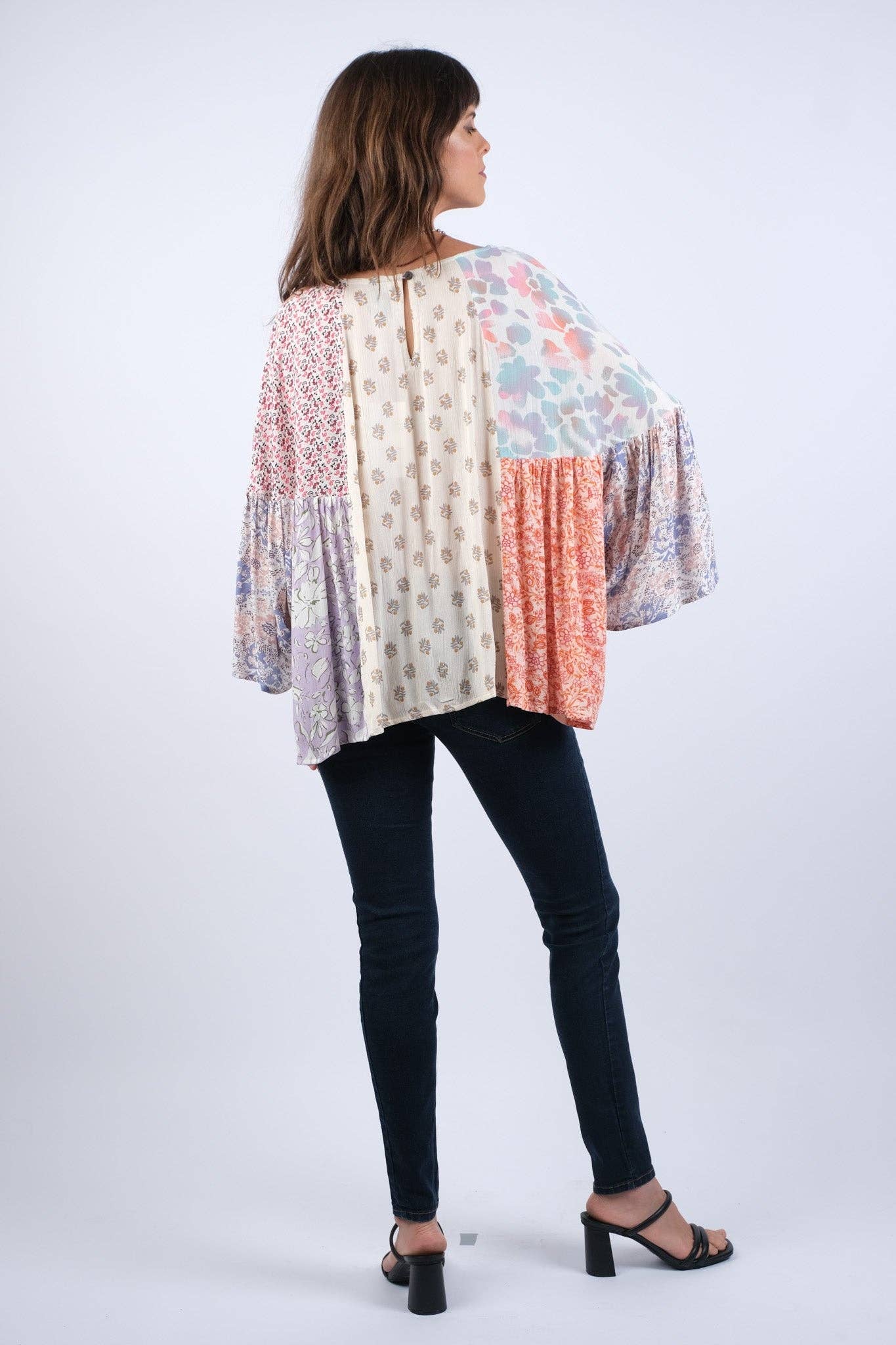 Rosy Mosaic Top