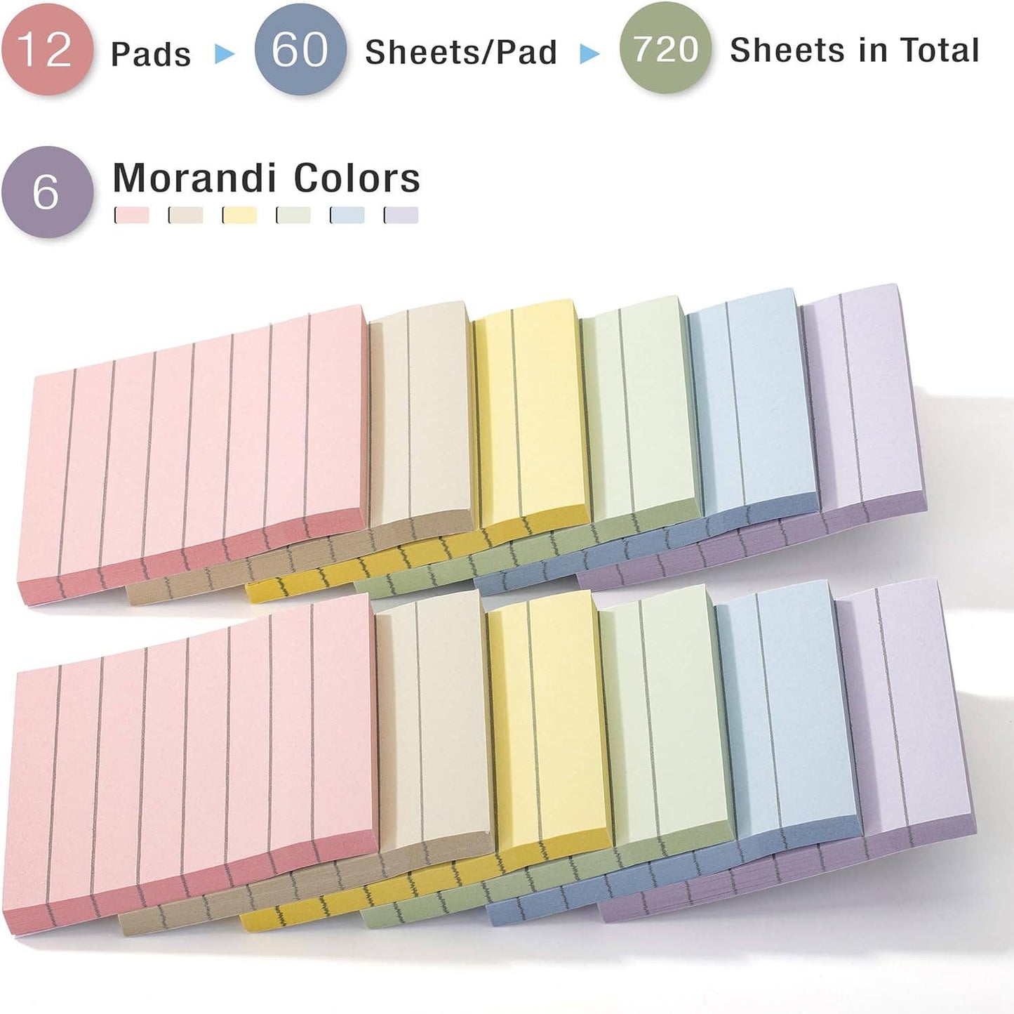 3x3 Sticky Notes - 12 Pack
