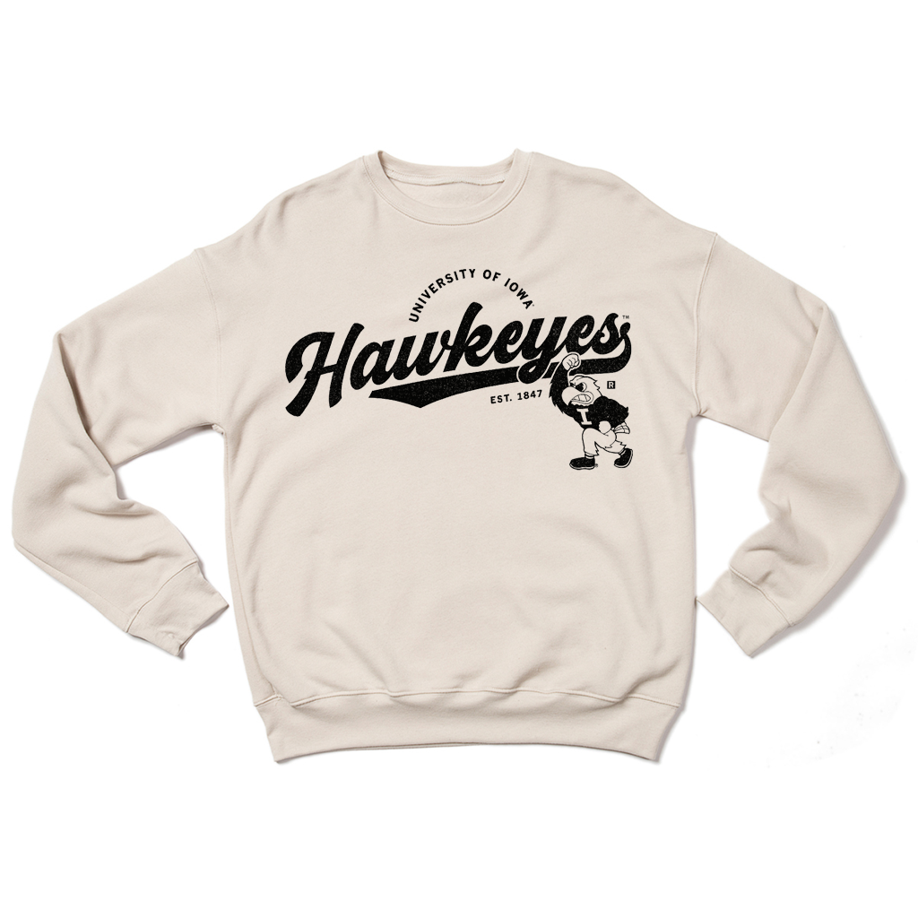 Hawkeyes Script Logo Sweatshirt