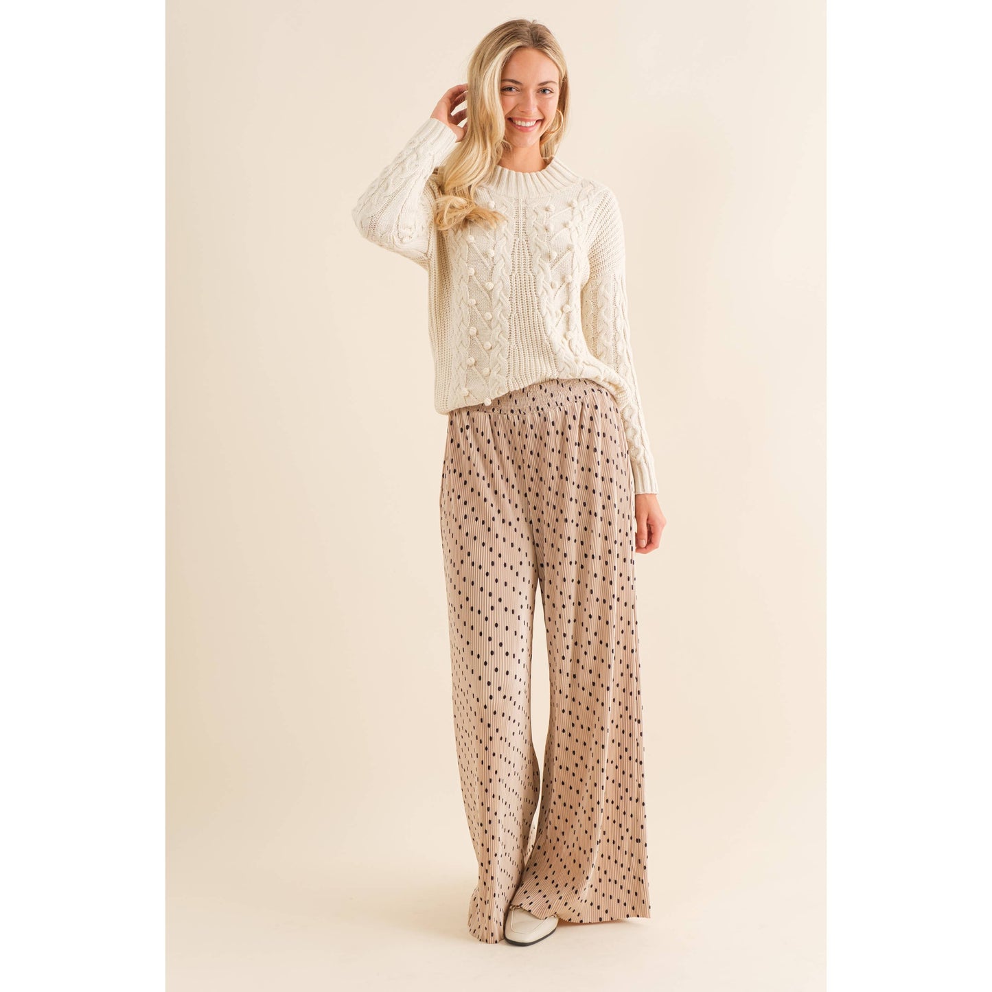 Spot Wide Leg Pant