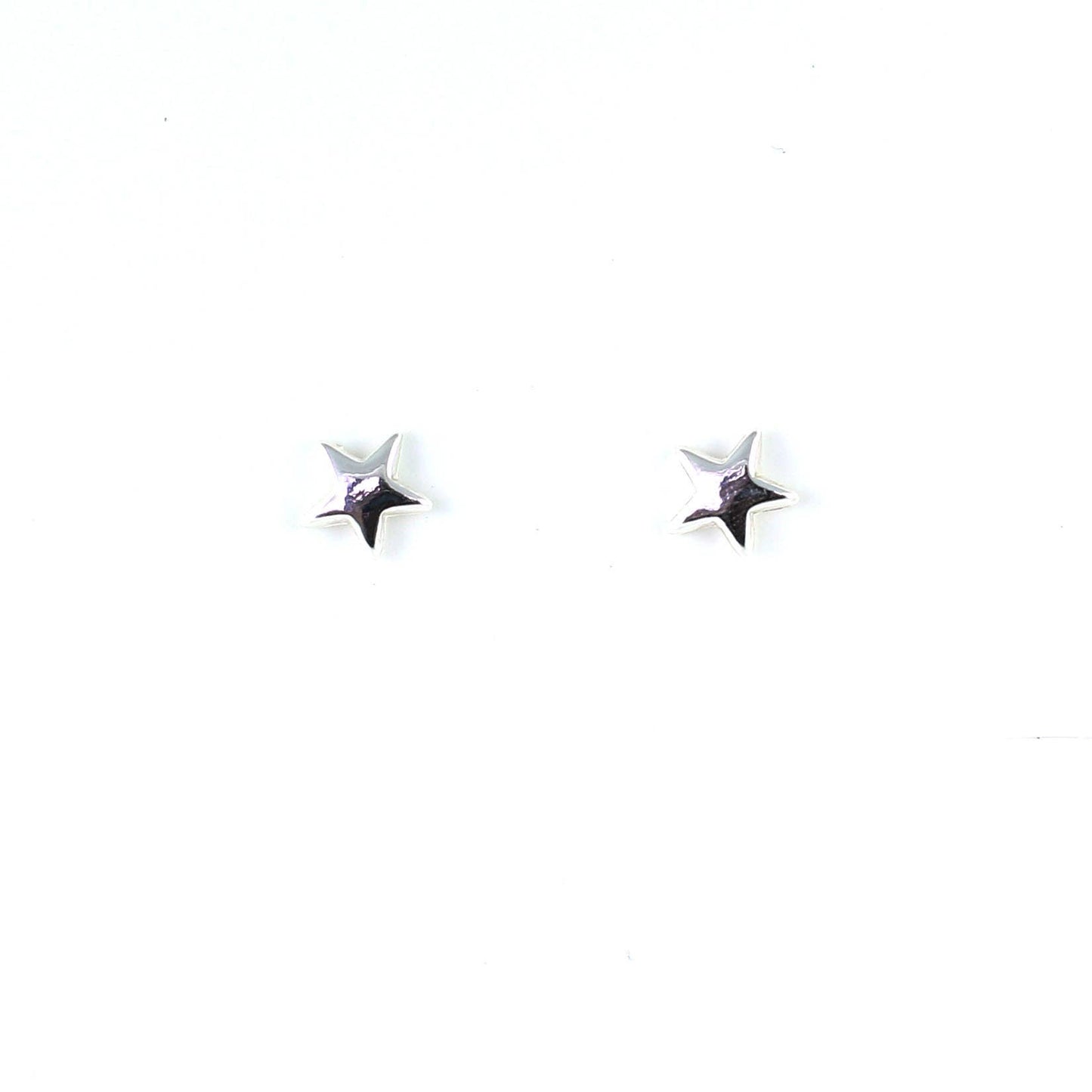 New Moon Silver Earrings