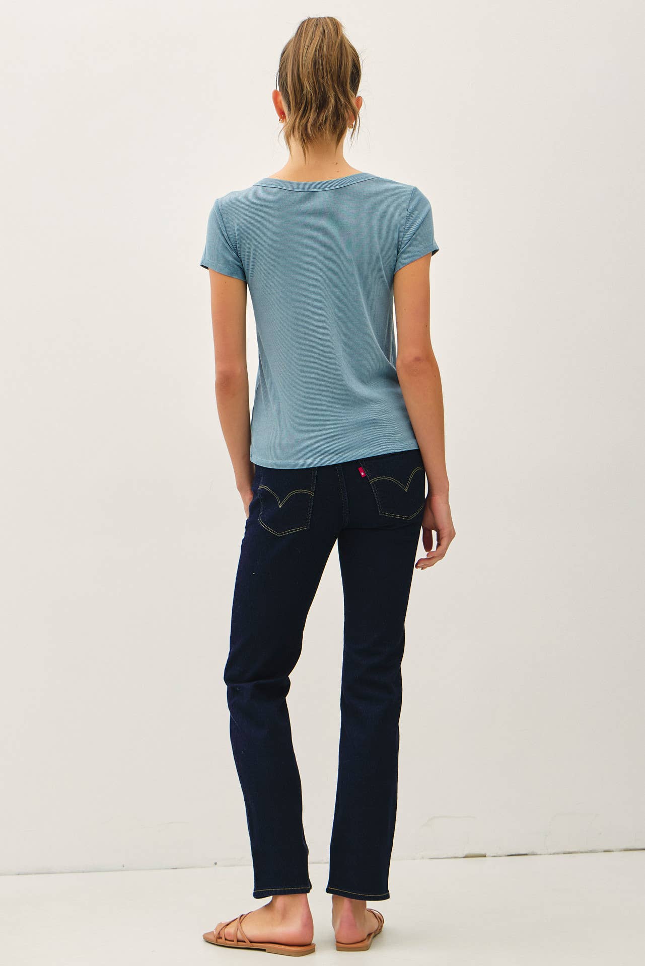 Falling Leaves Scoop Neck Tee
