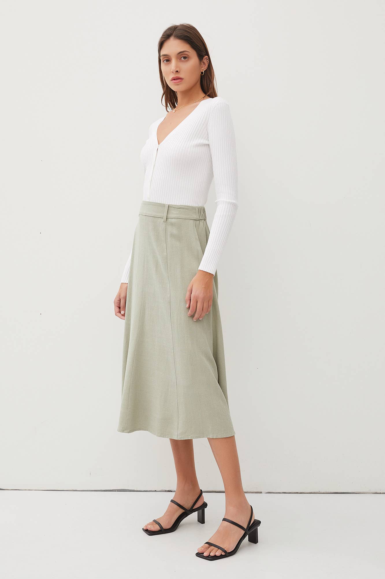 Belt Babe Maxi Skirt