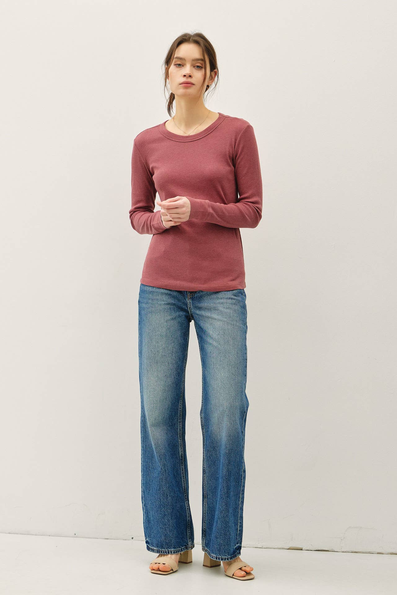 Basic Babe Ribbed Longsleeve