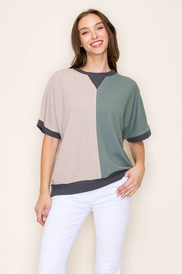 Rock the Block Short Sleeve Top