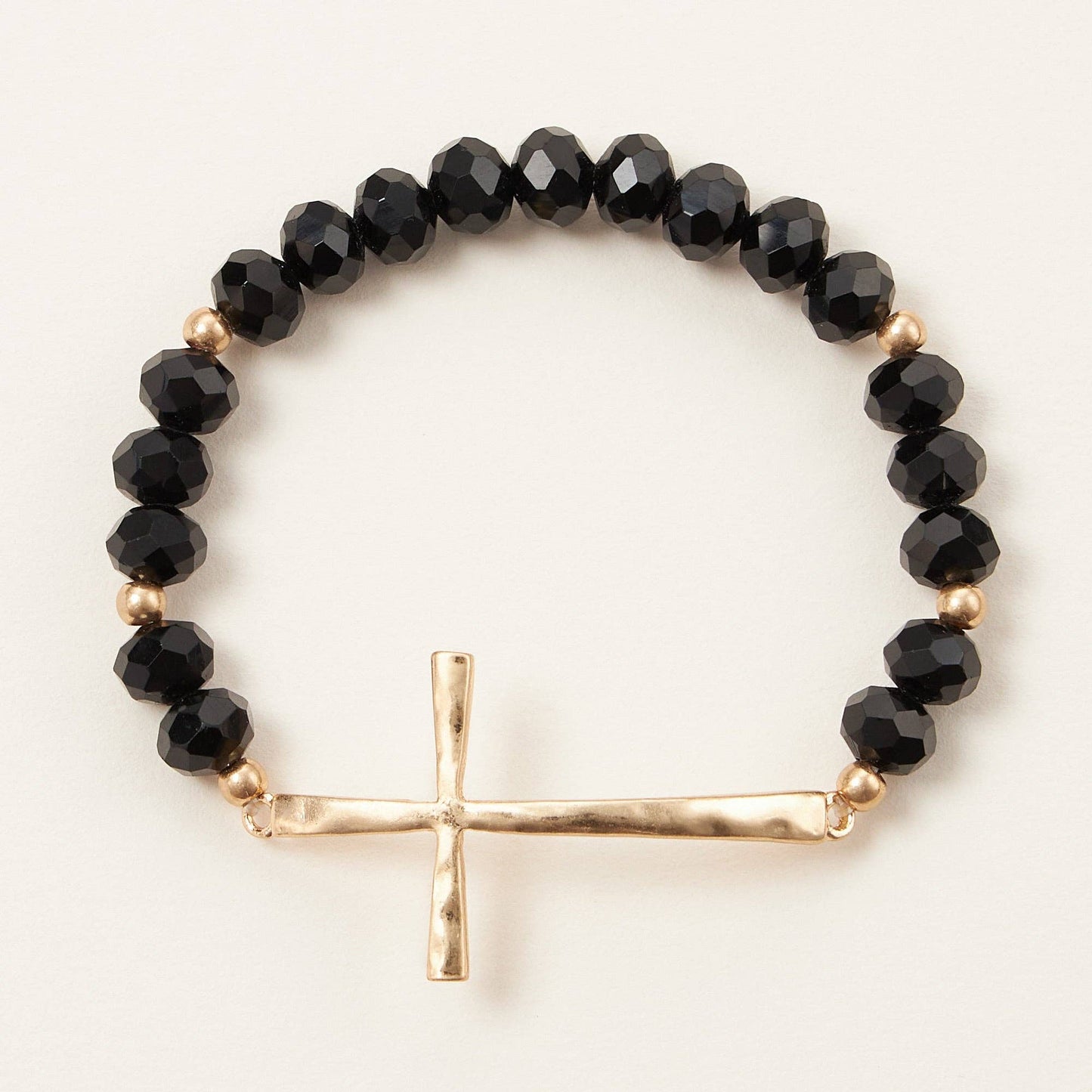 Beaded Cross Bracelet NEW