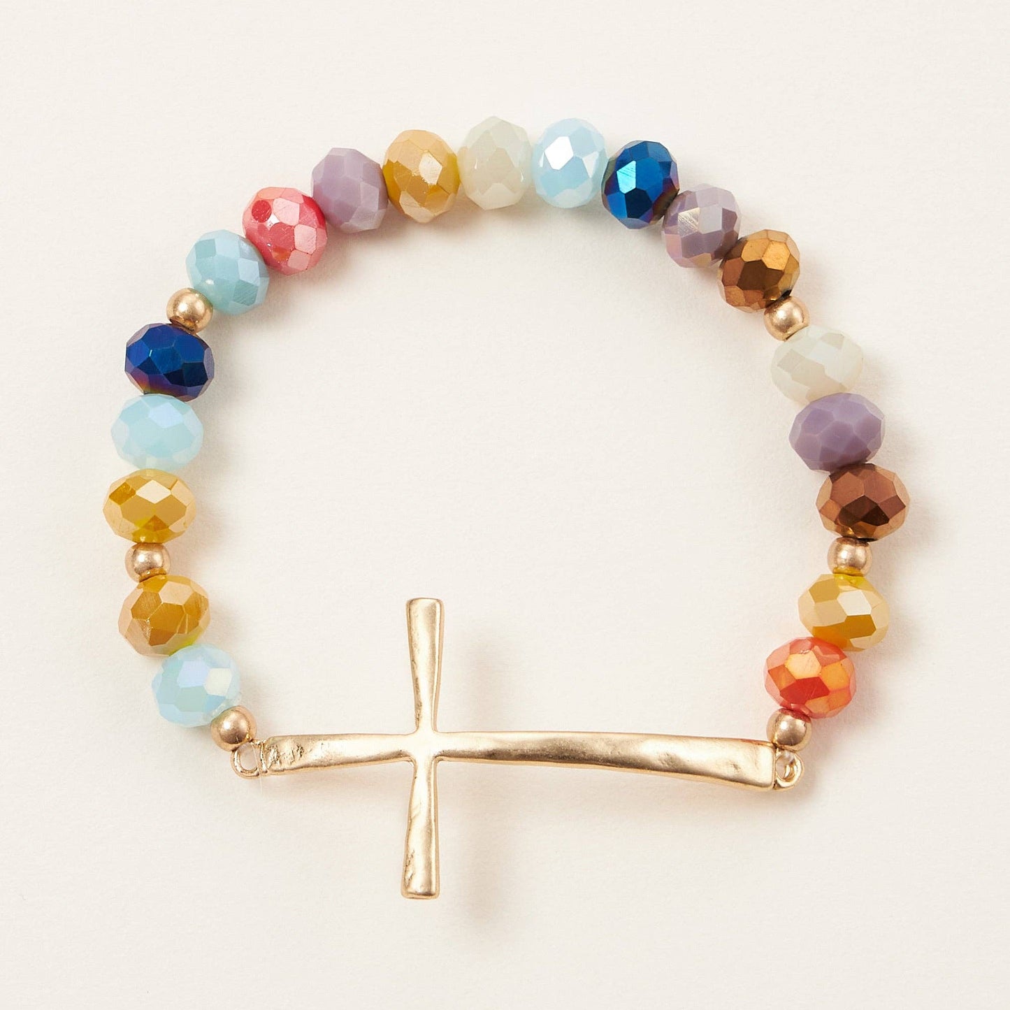 Beaded Cross Bracelet NEW