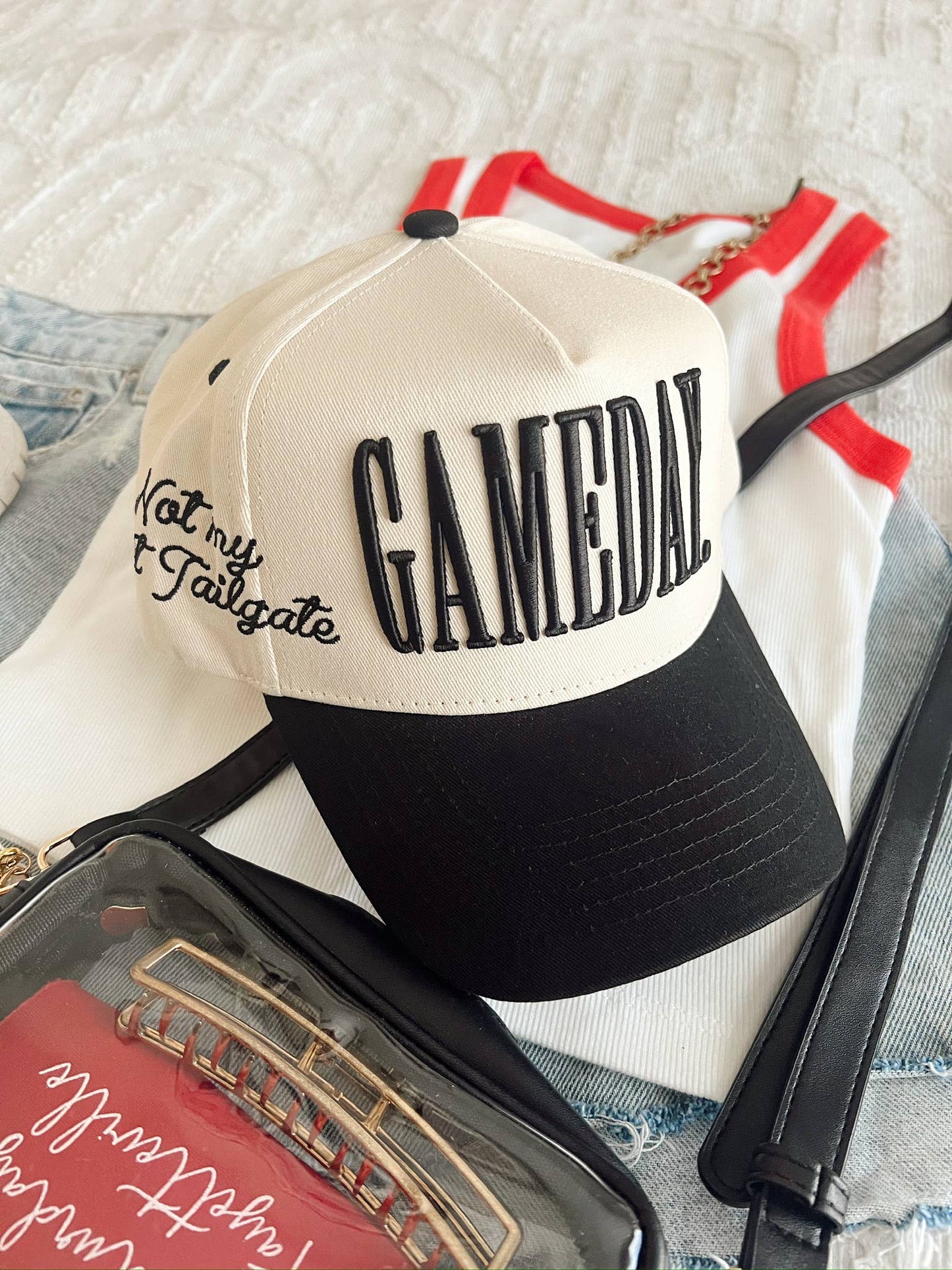GAMEDAY. - Not My First Tailgate Trucker Hat
