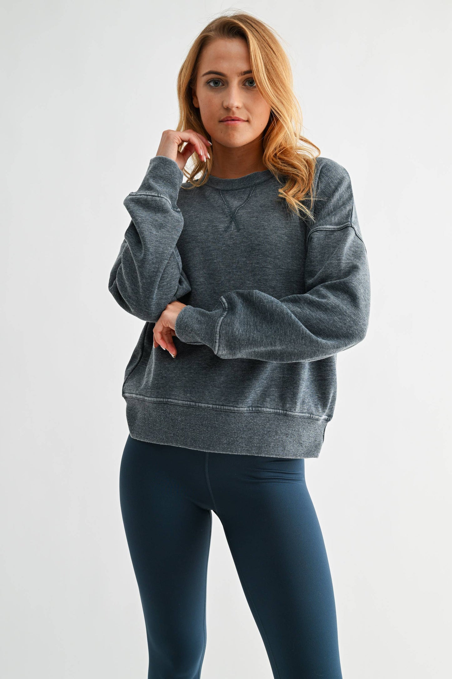 Burned Out Crewneck Sweater