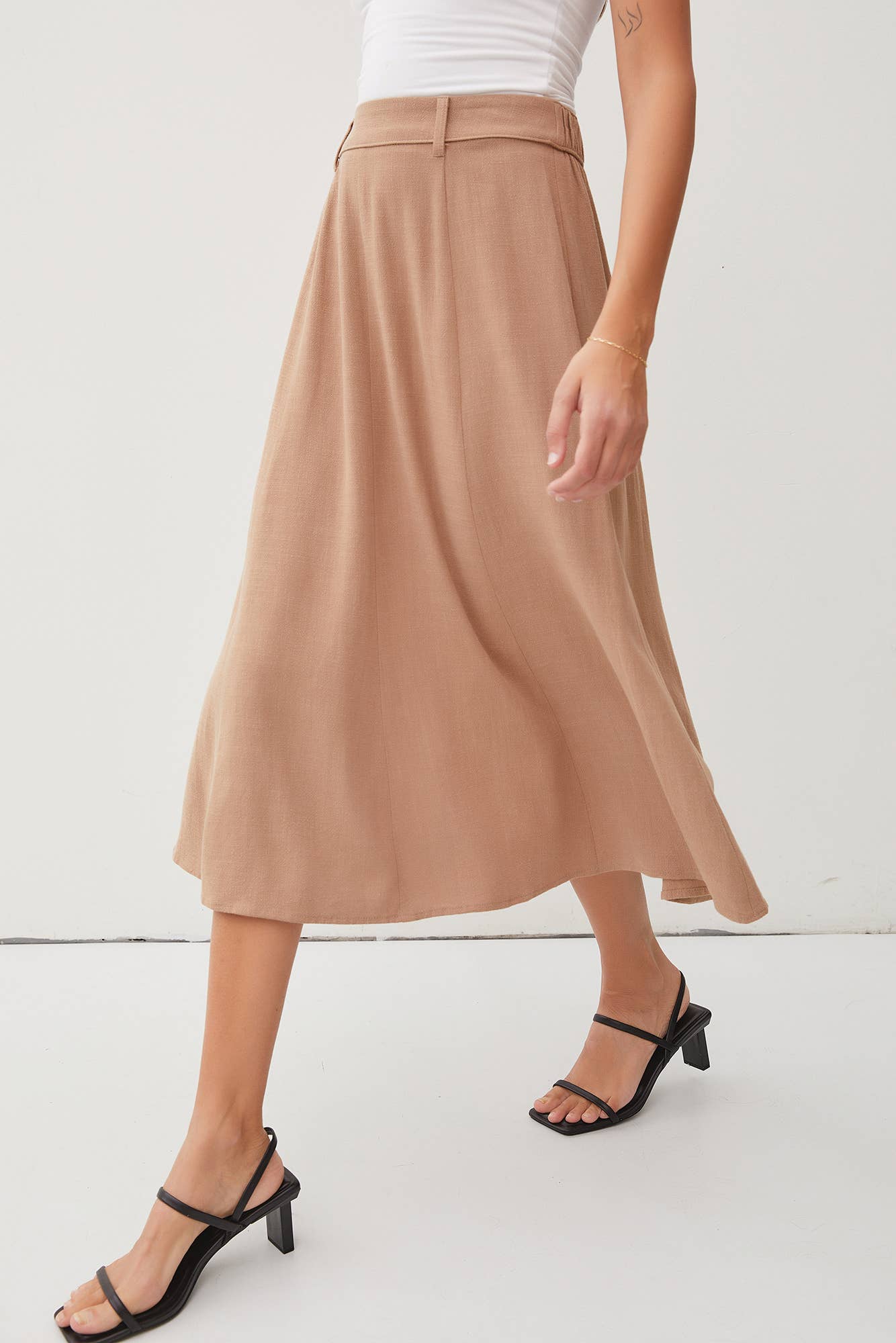 Belt Babe Maxi Skirt