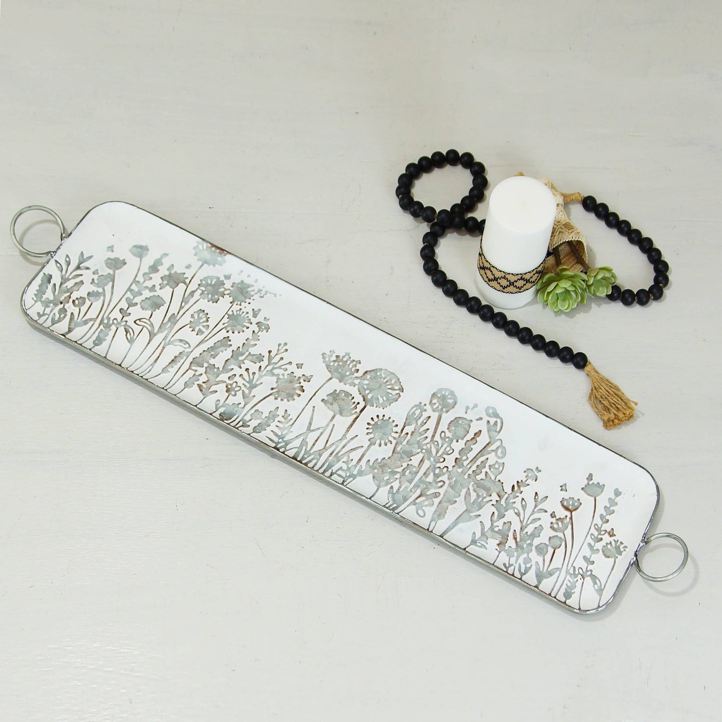 Metal Flower Tray