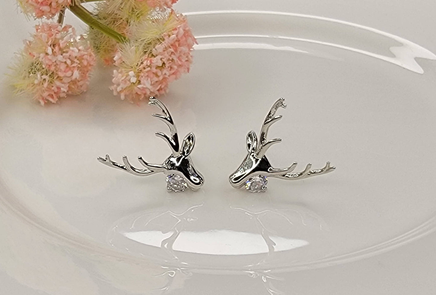 Deer Post Earrings