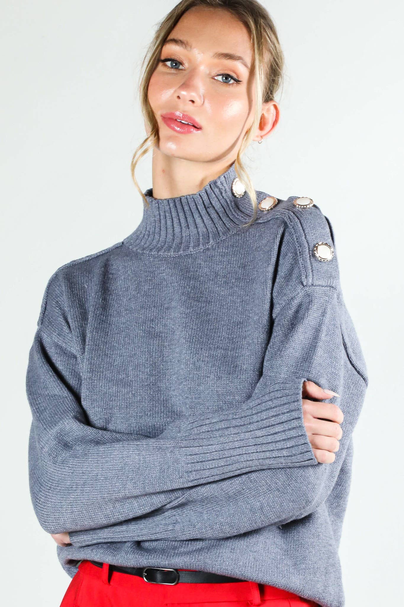 Button me Up Sweater