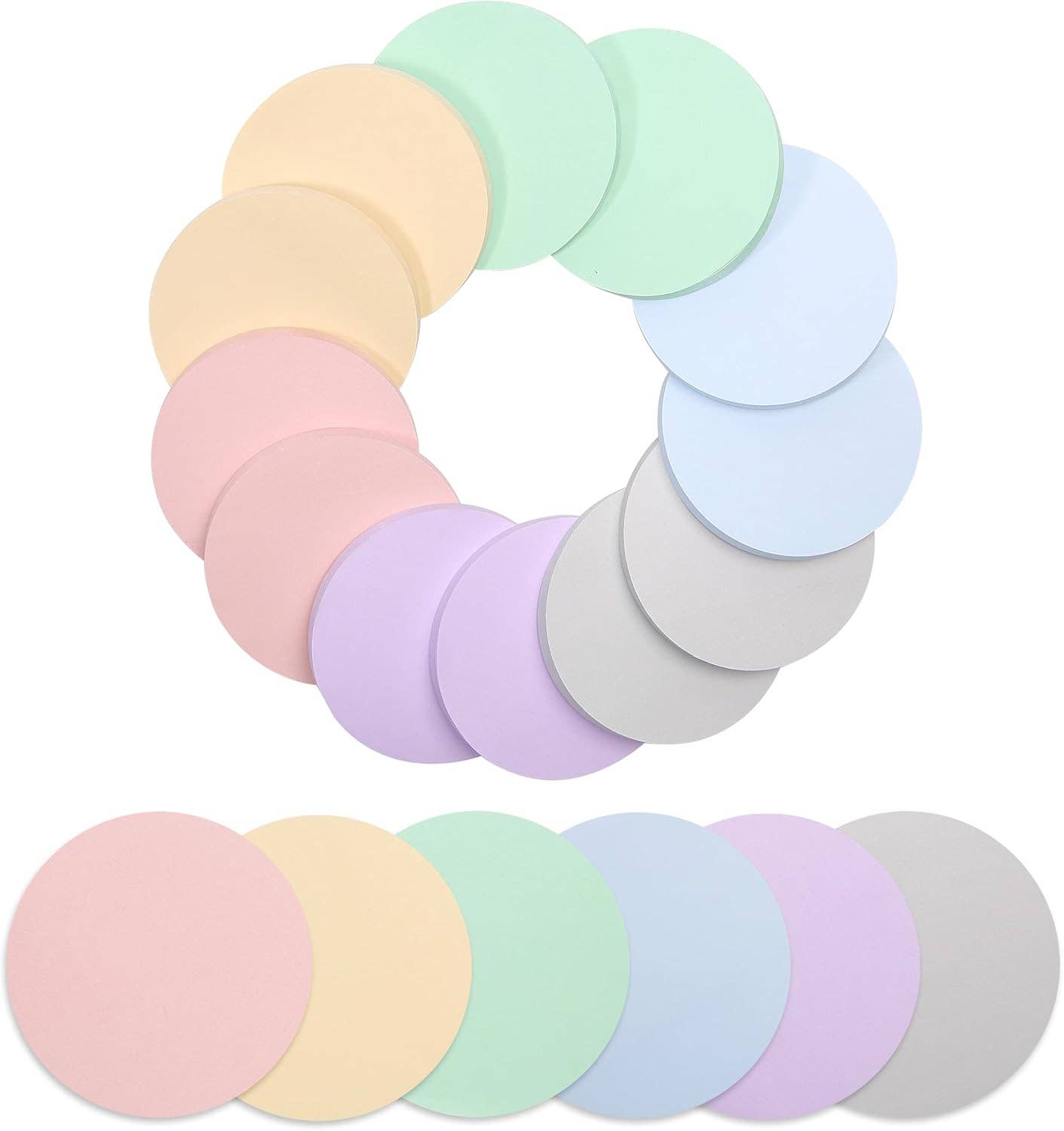 Round Sticky Notes - 12 Pack