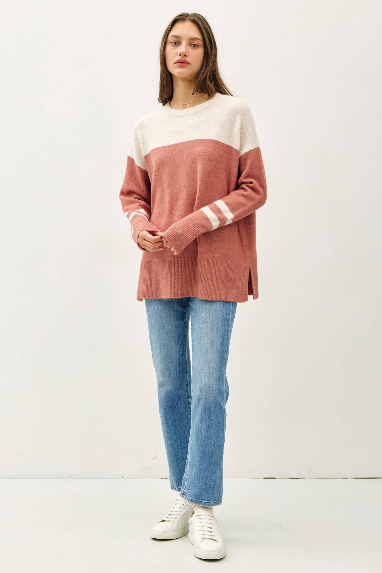 Jersey Striped Sweater