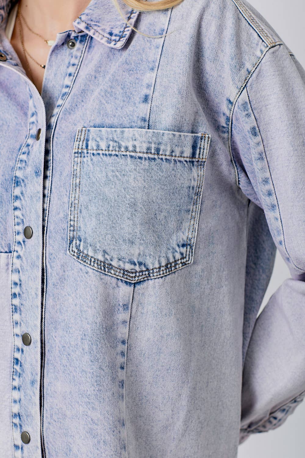 Denim Darling Shacket