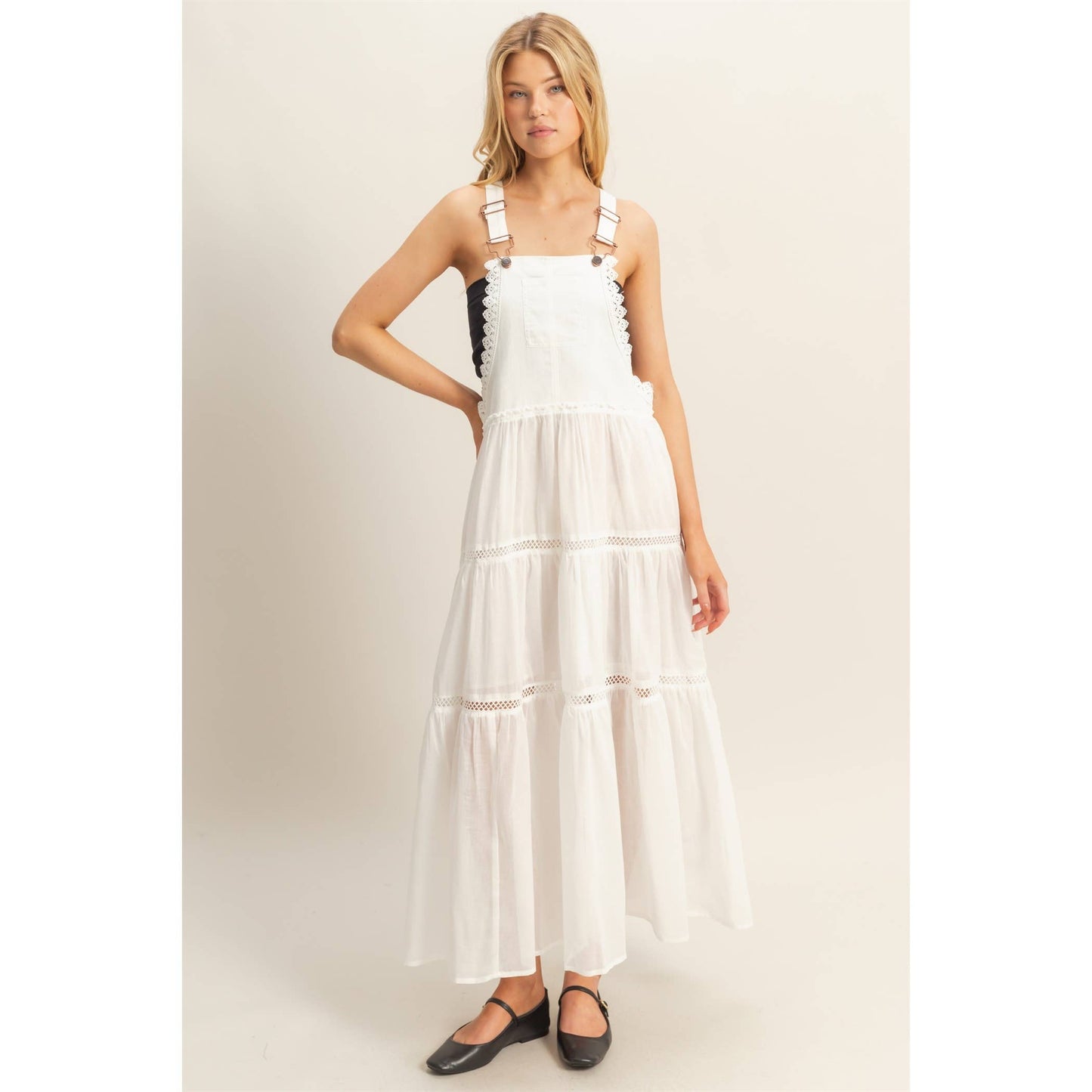 Tiers of Lace Maxi Dress