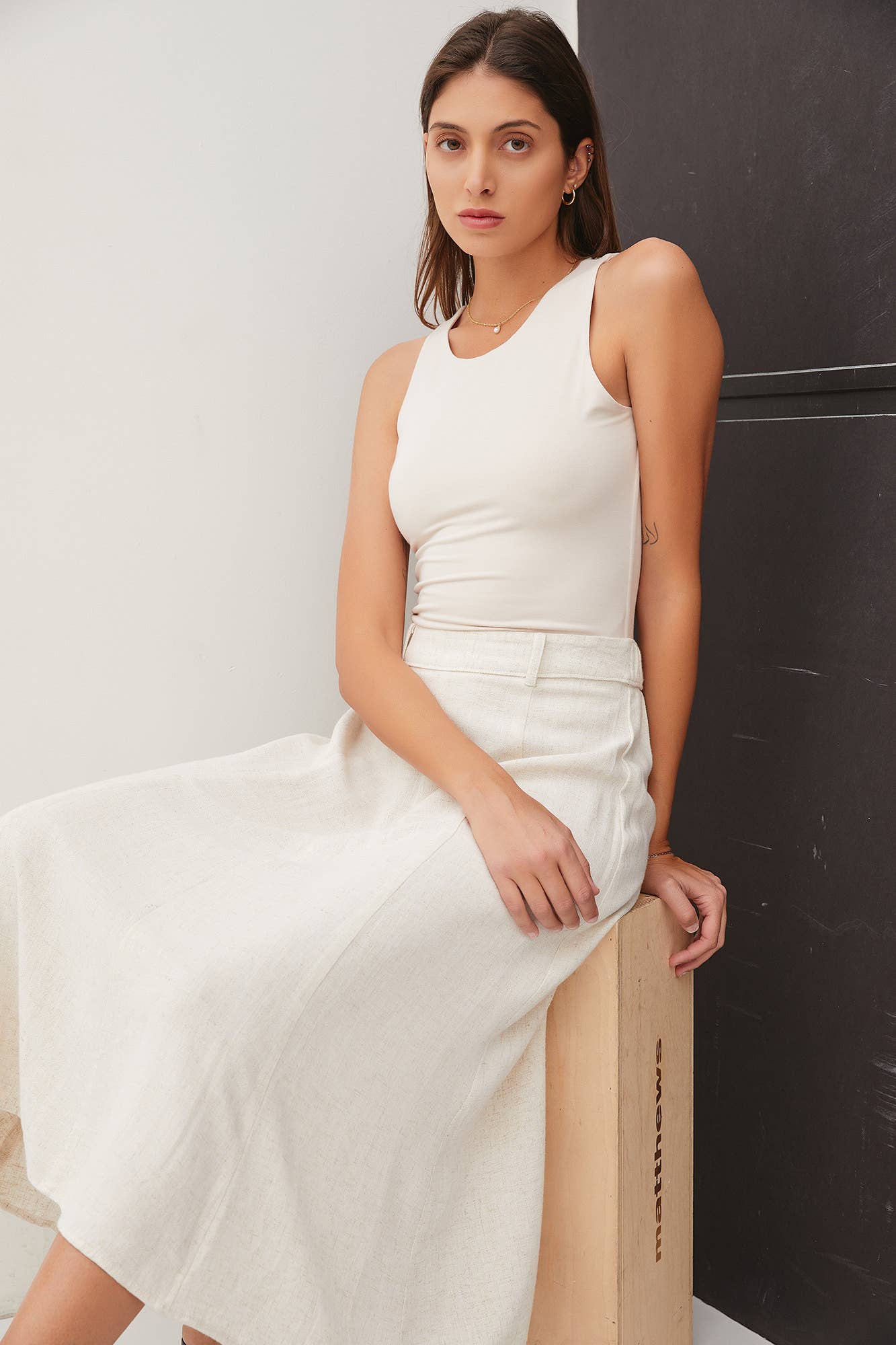 Belt Babe Maxi Skirt