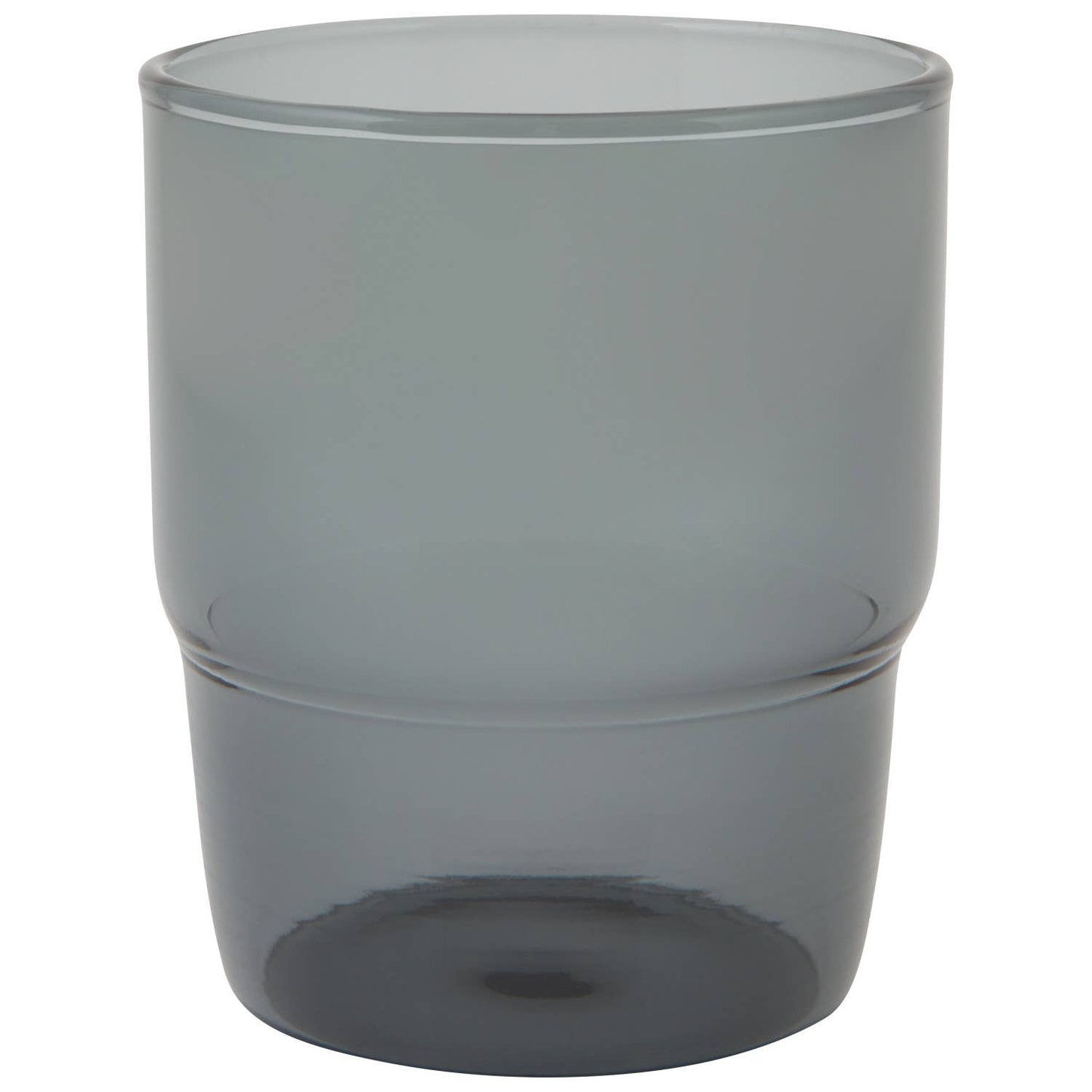 Stackable Drinking Glass 13 oz - Smoke