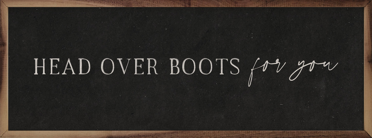Head Over Boots For You Black