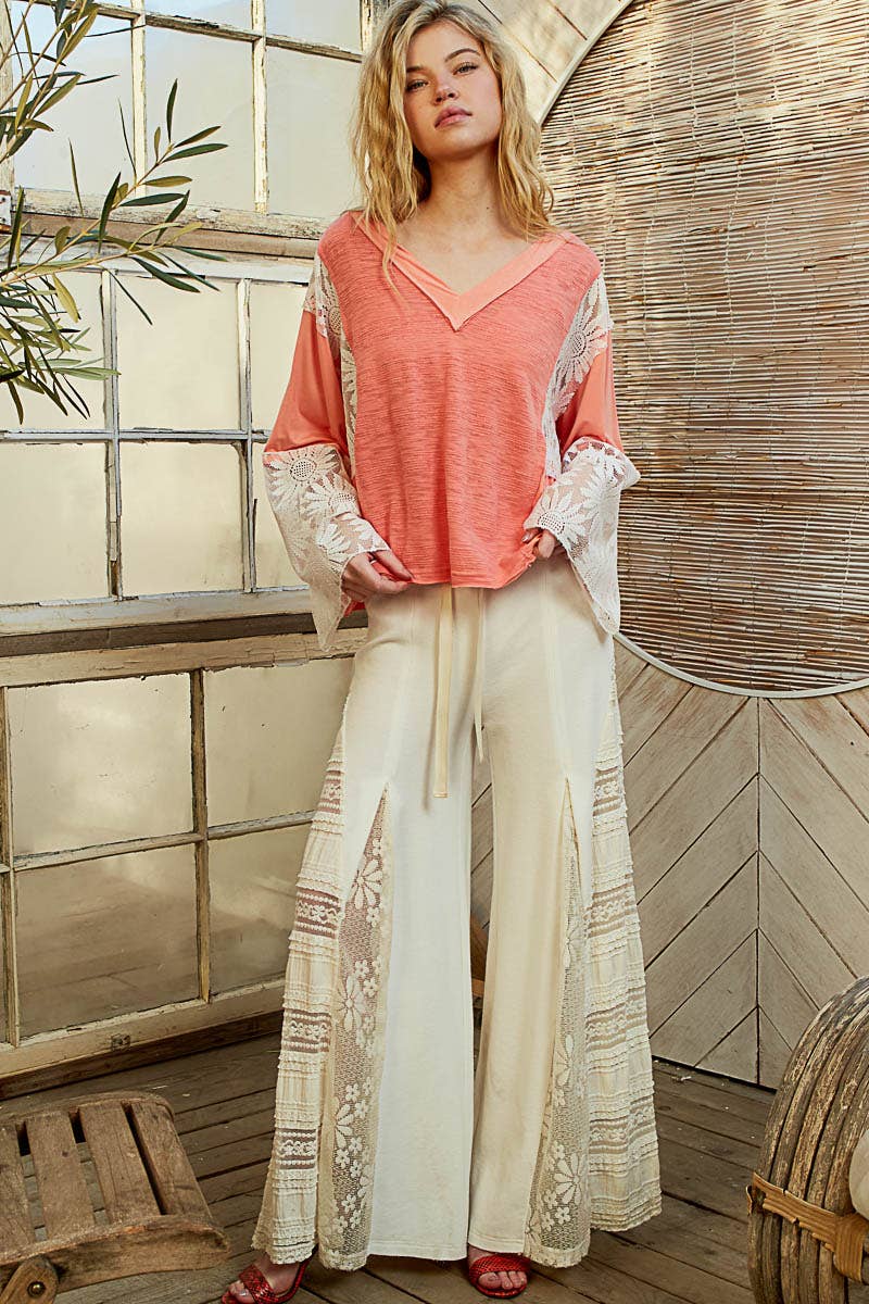 Flower Child Vneck Top
