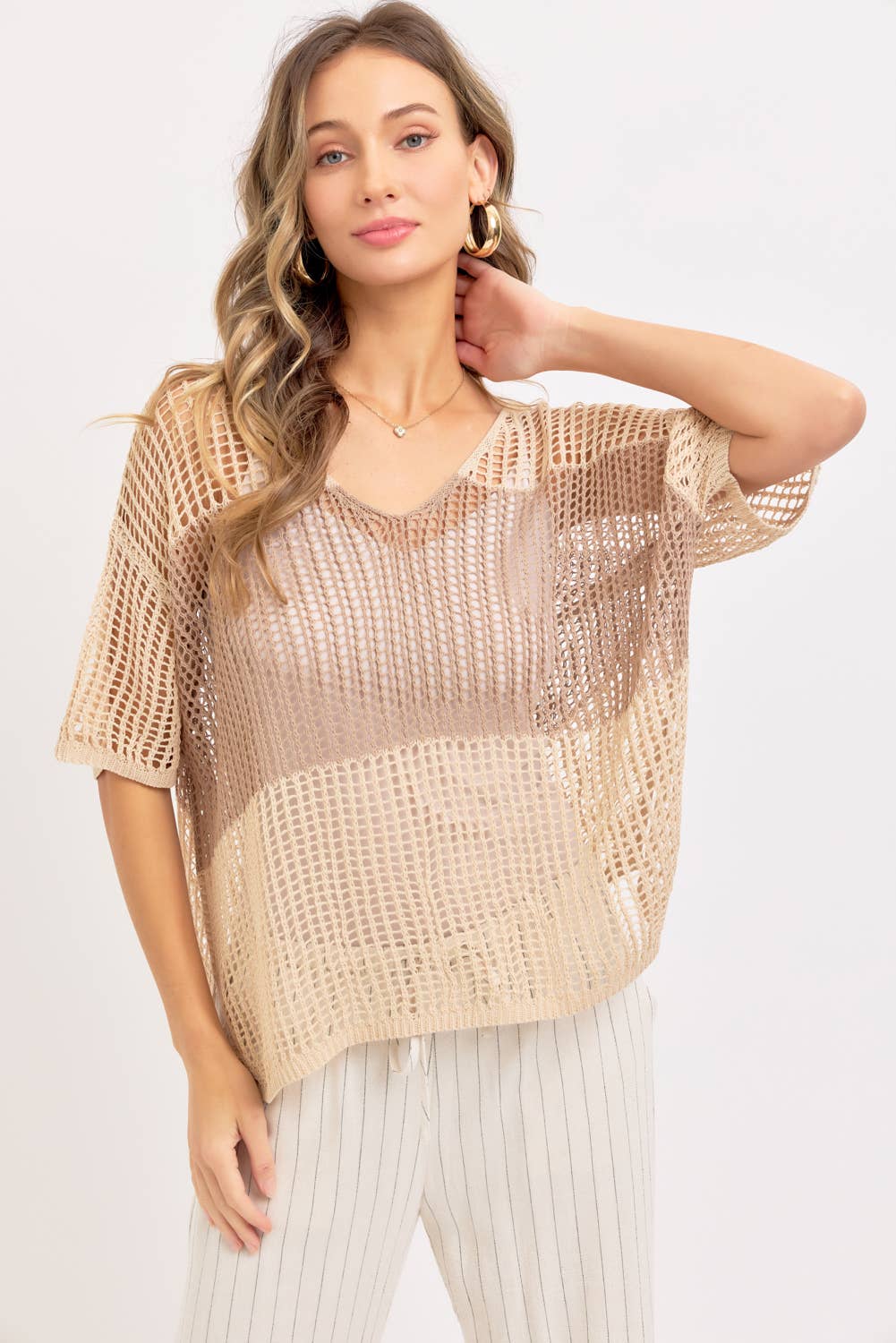Beautifully Beige Top