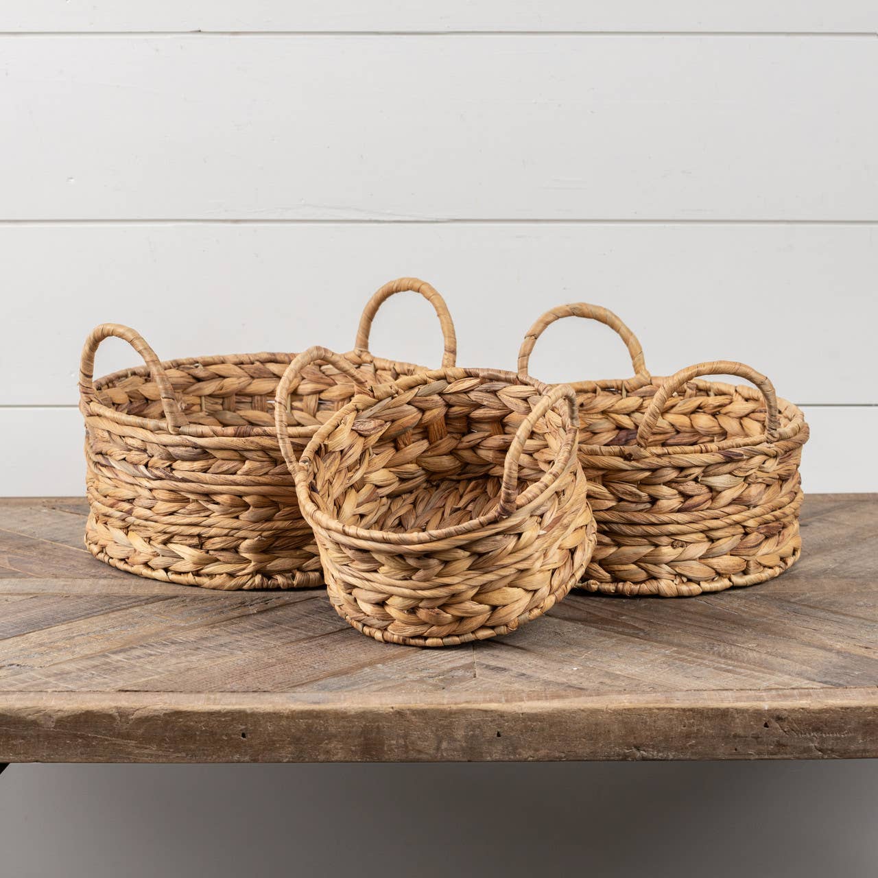 Woven Baskets with Handles