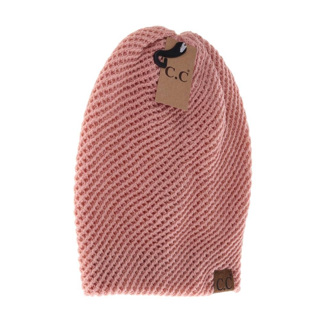 Slouchy Knit CC Beanie