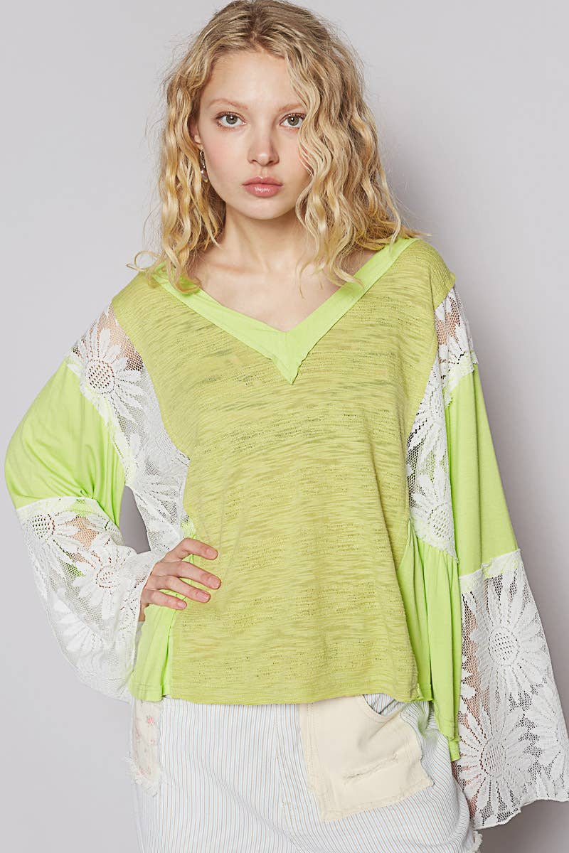 Flower Child Vneck Top