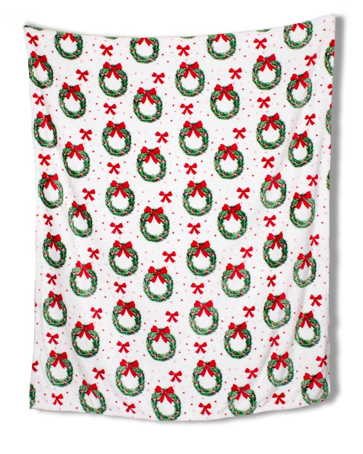 Clara Wreath Throw Red/Green 50x60