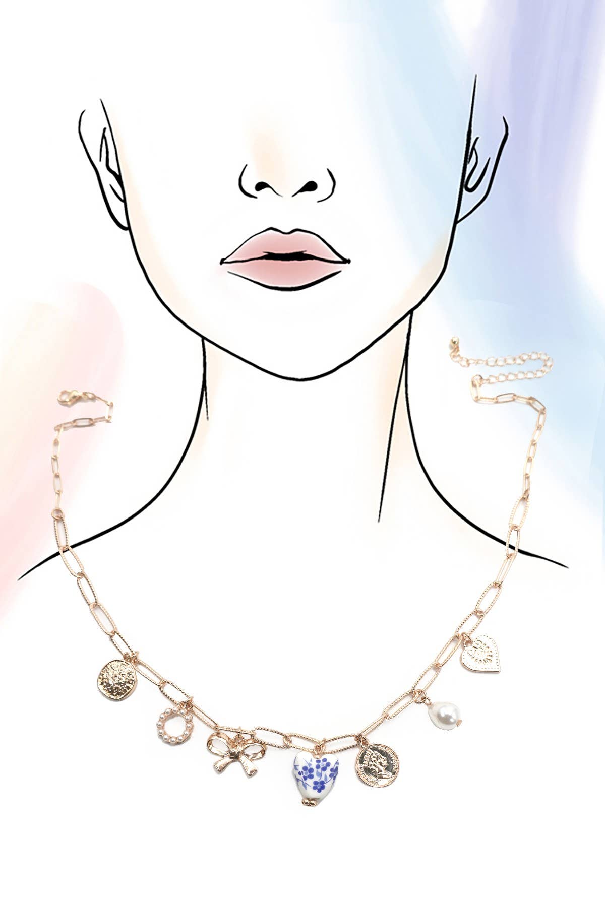 CHARM LINK NECKLACE | 80N91547