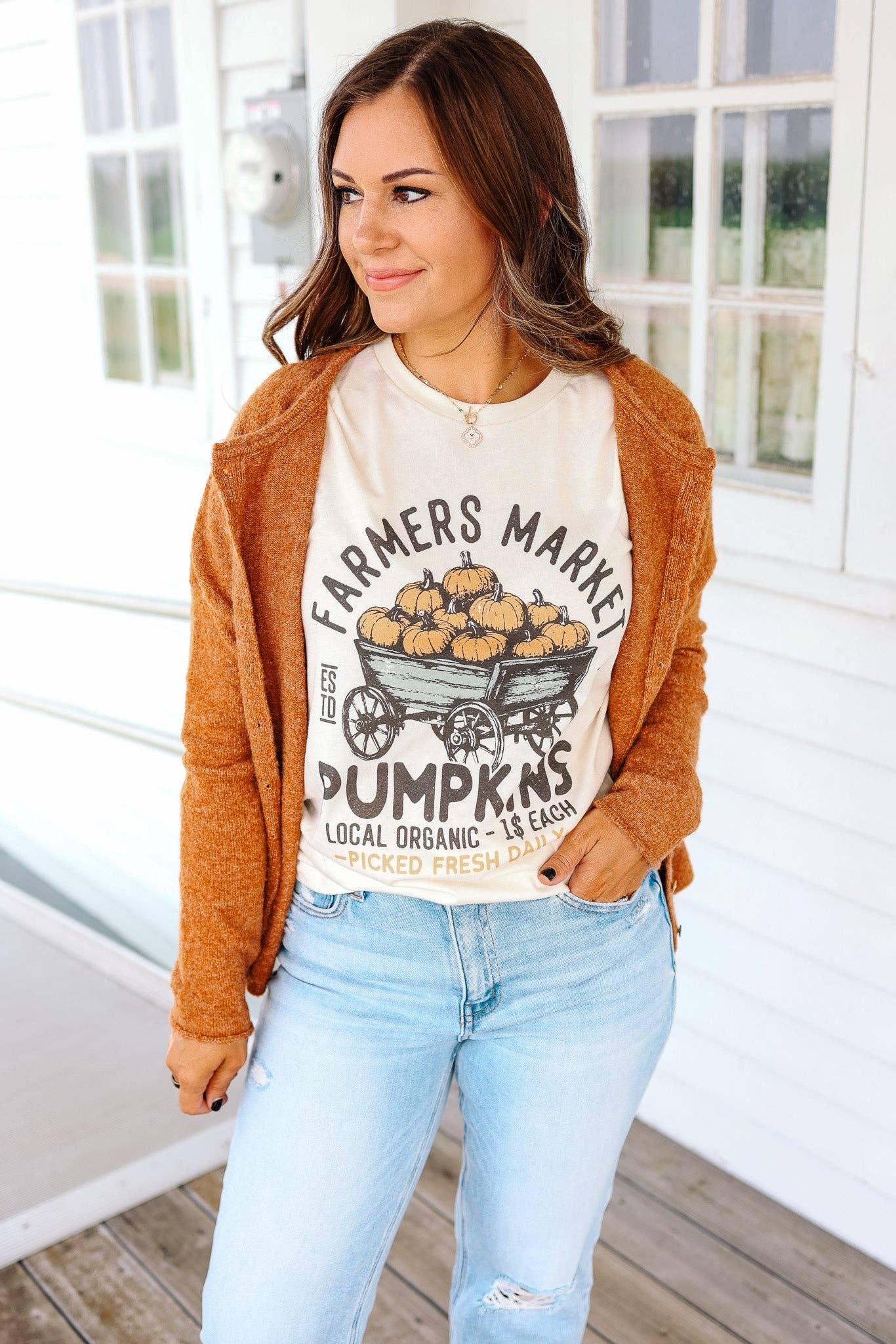 Pumpkin Wagon Graphic Tee