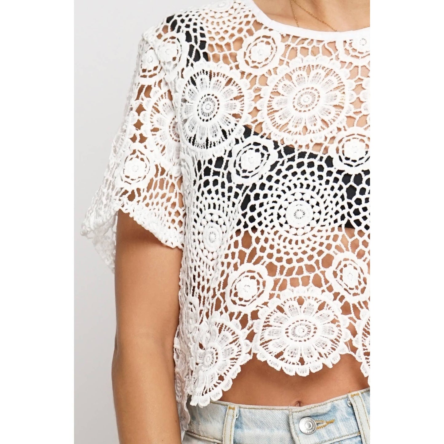 Lace & Grace Crochet Top