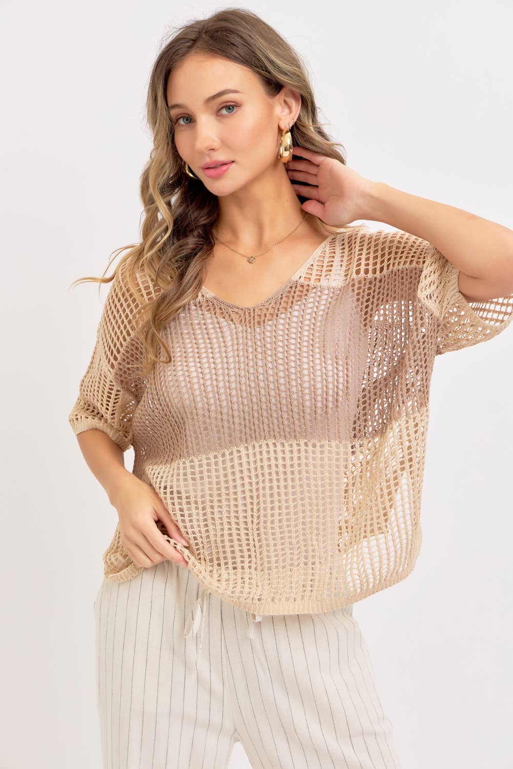 Beautifully Beige Top