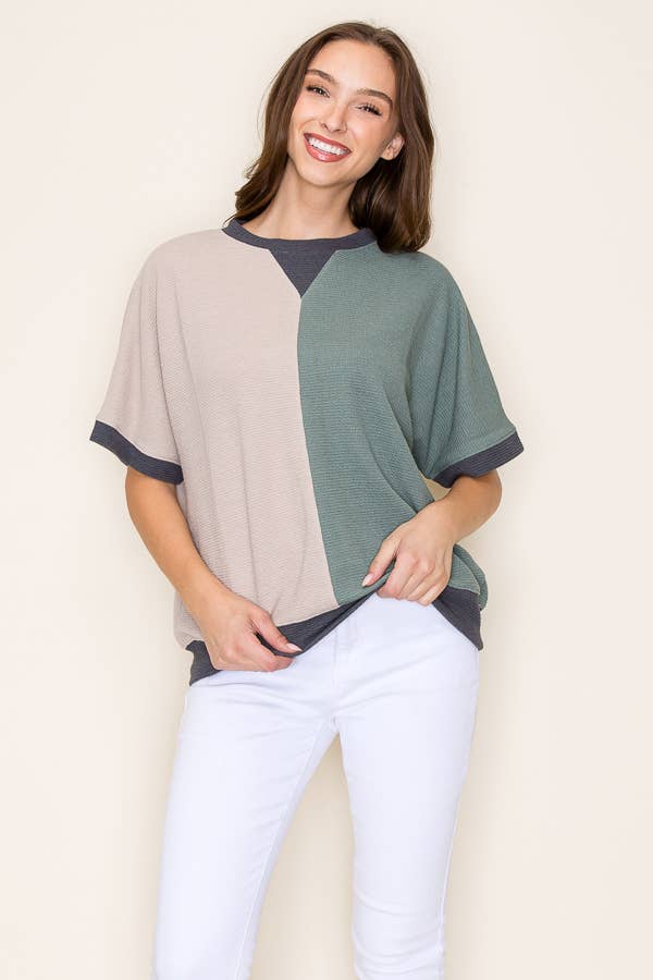 Rock the Block Short Sleeve Top