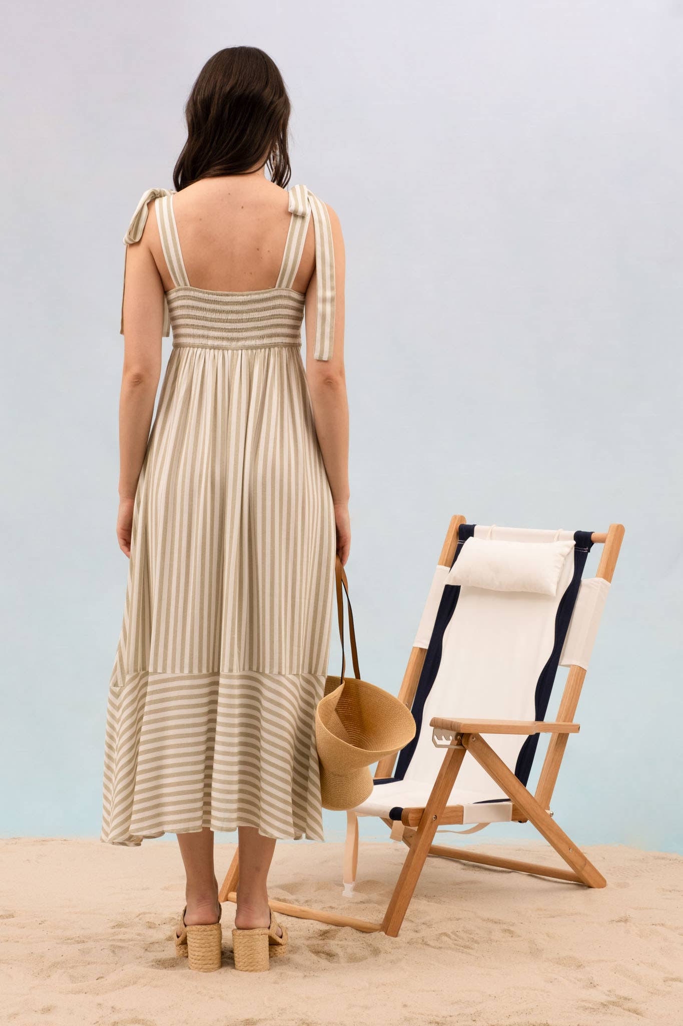 Wave on Wave Stripe Maxi Dress