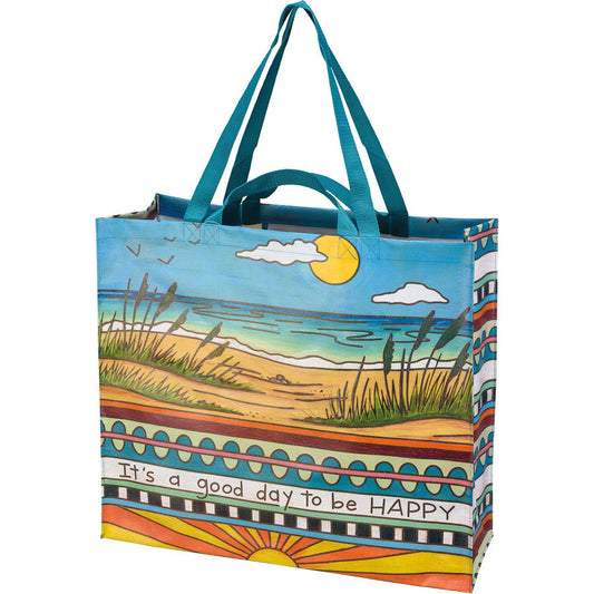 It's A Good Day To Be Happy Shopping Tote