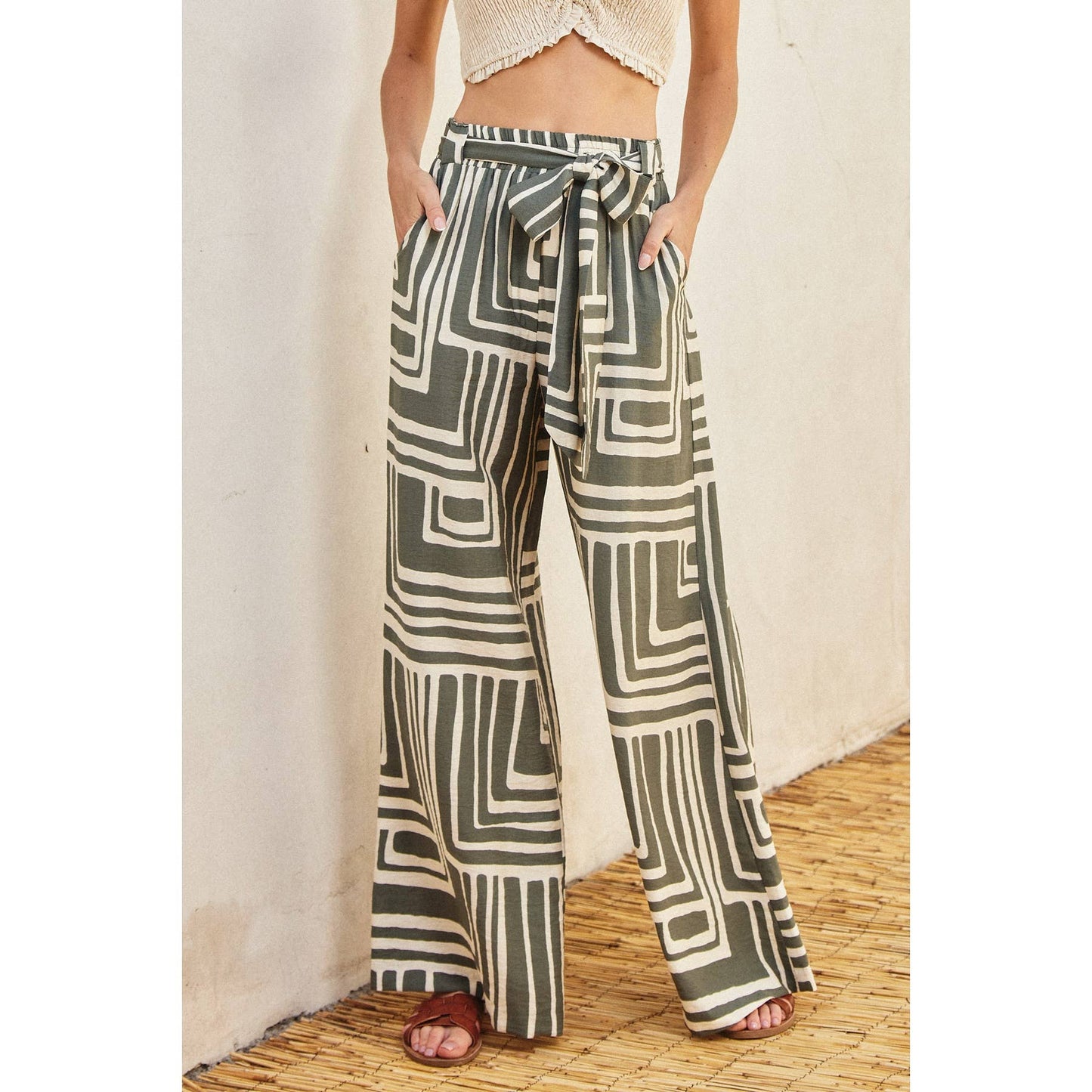 Runaway Looped Belt Pants